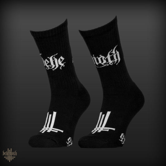 Black 'Contra' Behemoth socks