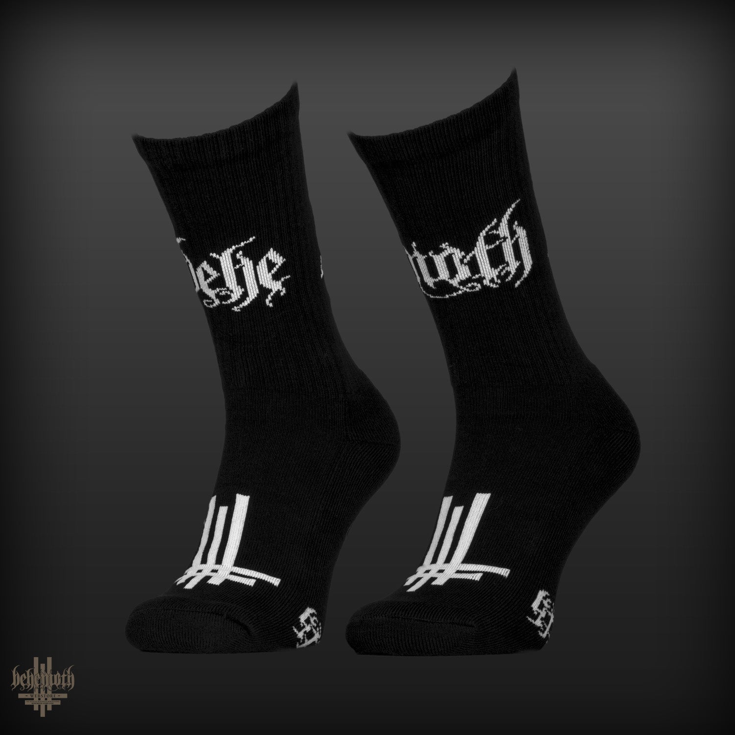 Black 'Contra' Behemoth socks