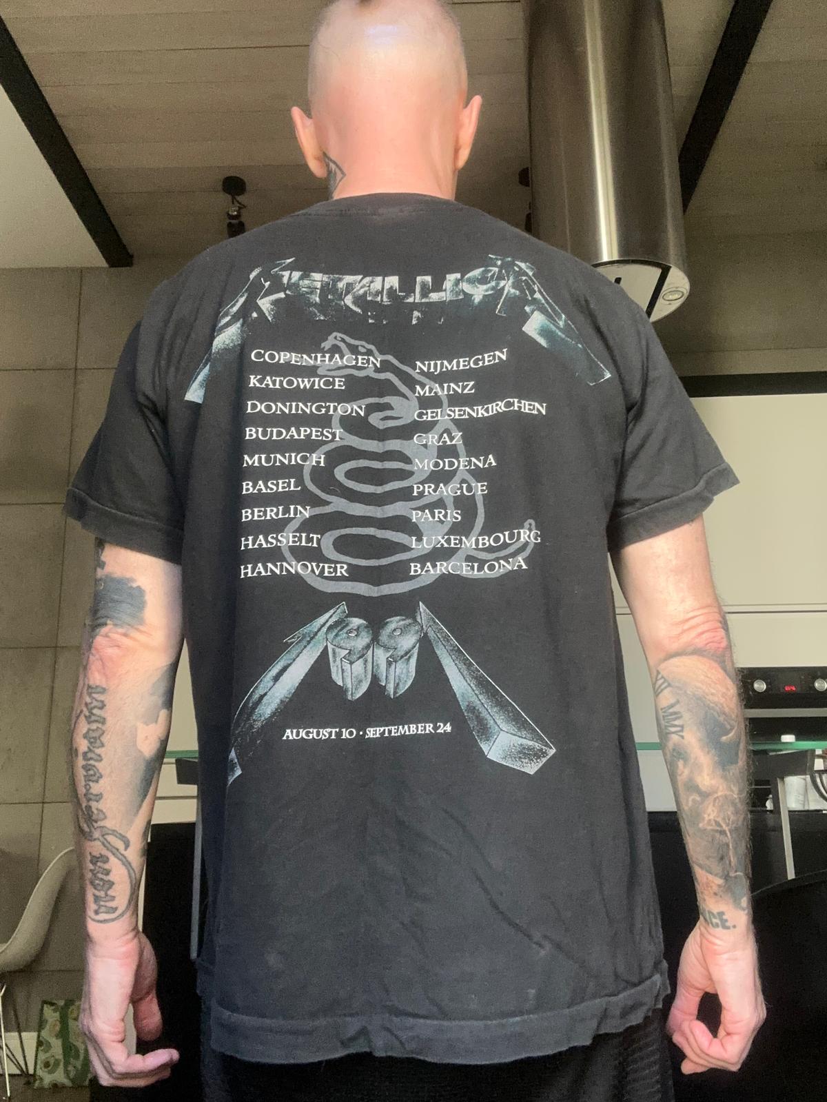 Vintage Hell – METALLICA – Black Album Tour 1991 (T-Shirt)