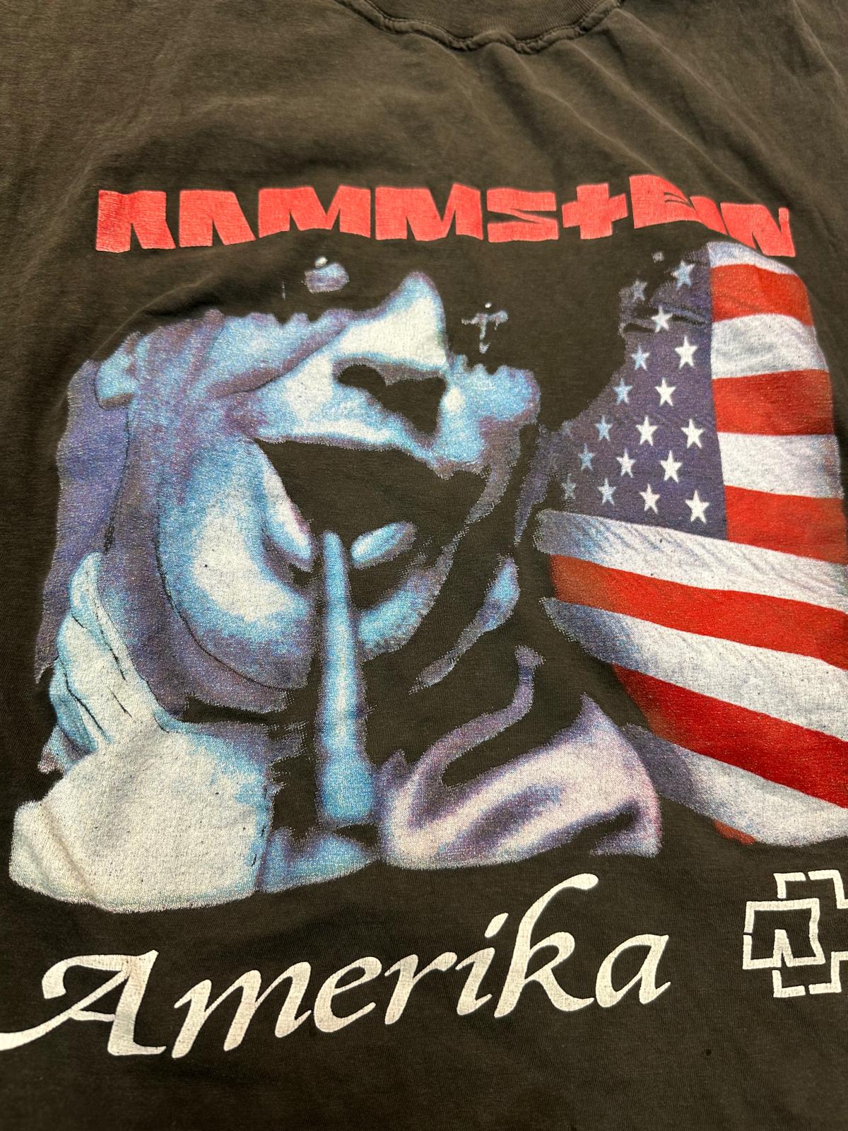 Vintage Hell – RAMMSTEIN America vintage shirt cut off!