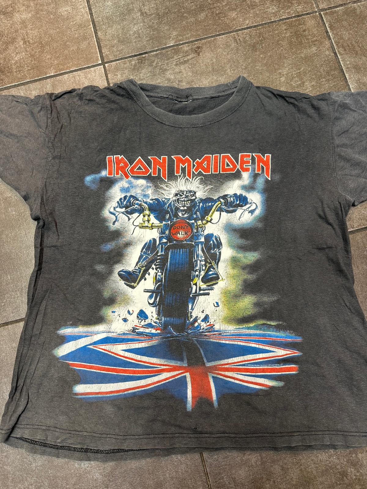 Vintage Hell – IRON MAIDEN Dont walk vintage shirt