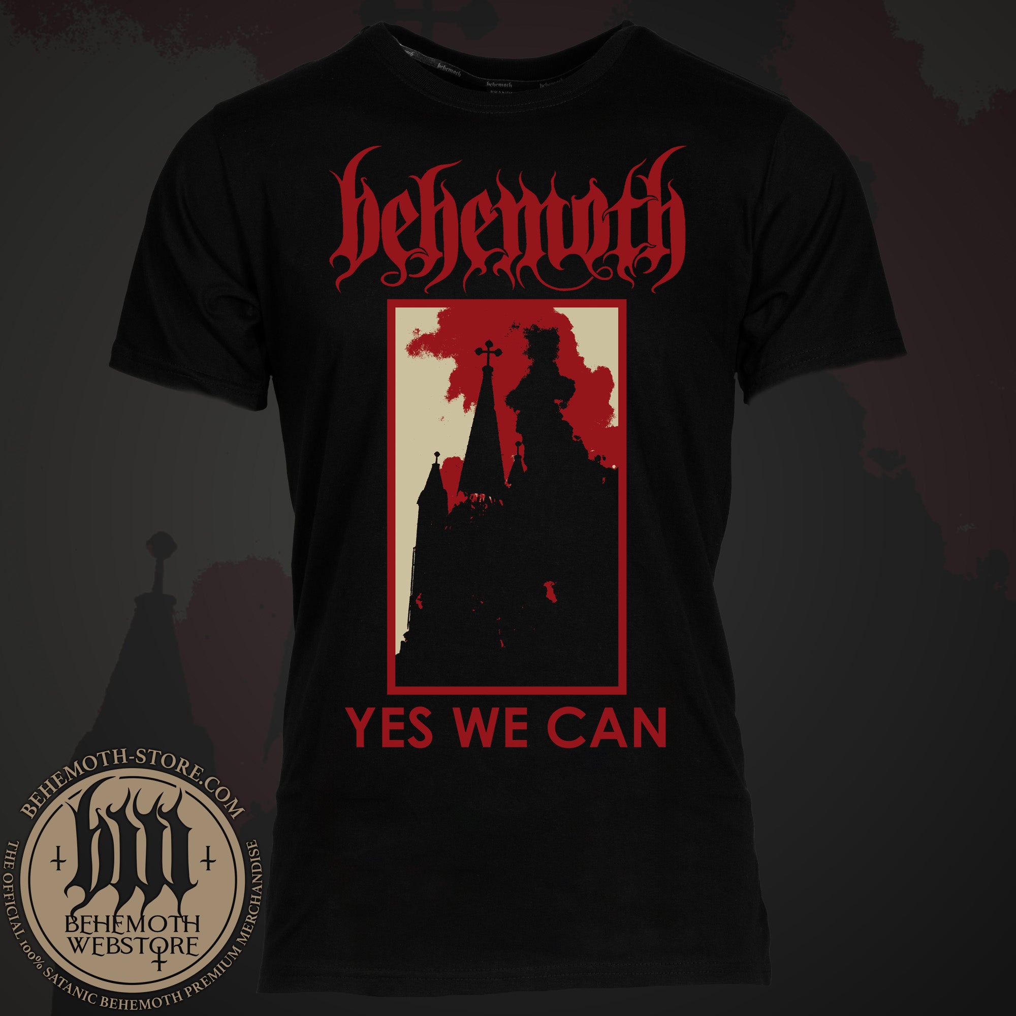 Behemoth „Youth Against Christ – Yes We Can“ Herren T‑Shirt – Schwarz