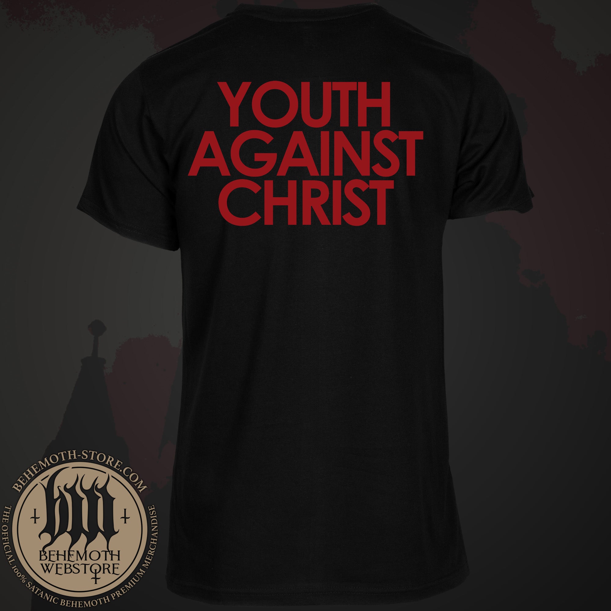Behemoth „Youth Against Christ – Yes We Can“ Herren T‑Shirt – Schwarz