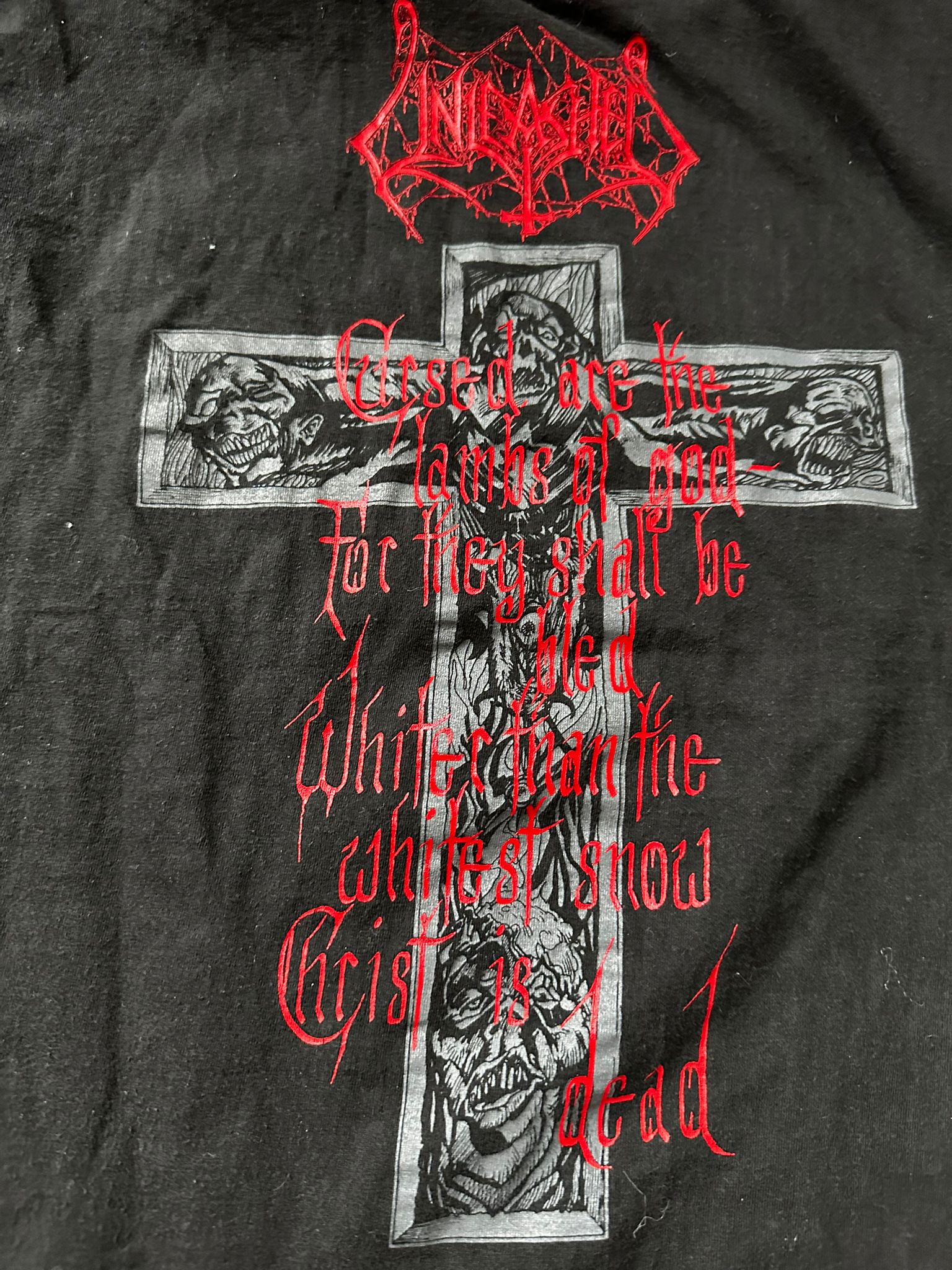 Vintage Hell – Unleashed – Bloodbath – Vintage Shirt (early 90s, cut‑off)