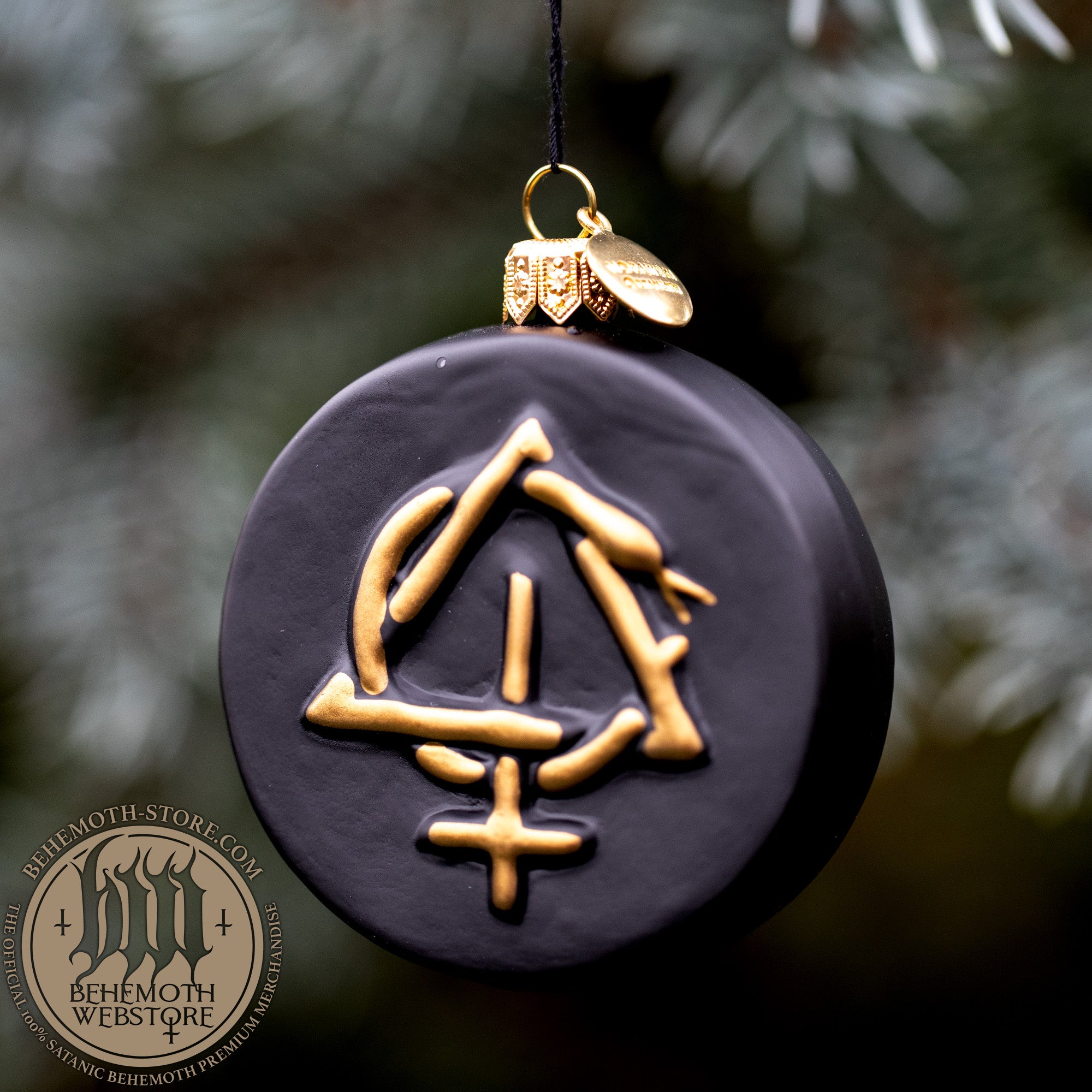 Ornement décoratif en verre soufflé Behemoth « Contra »