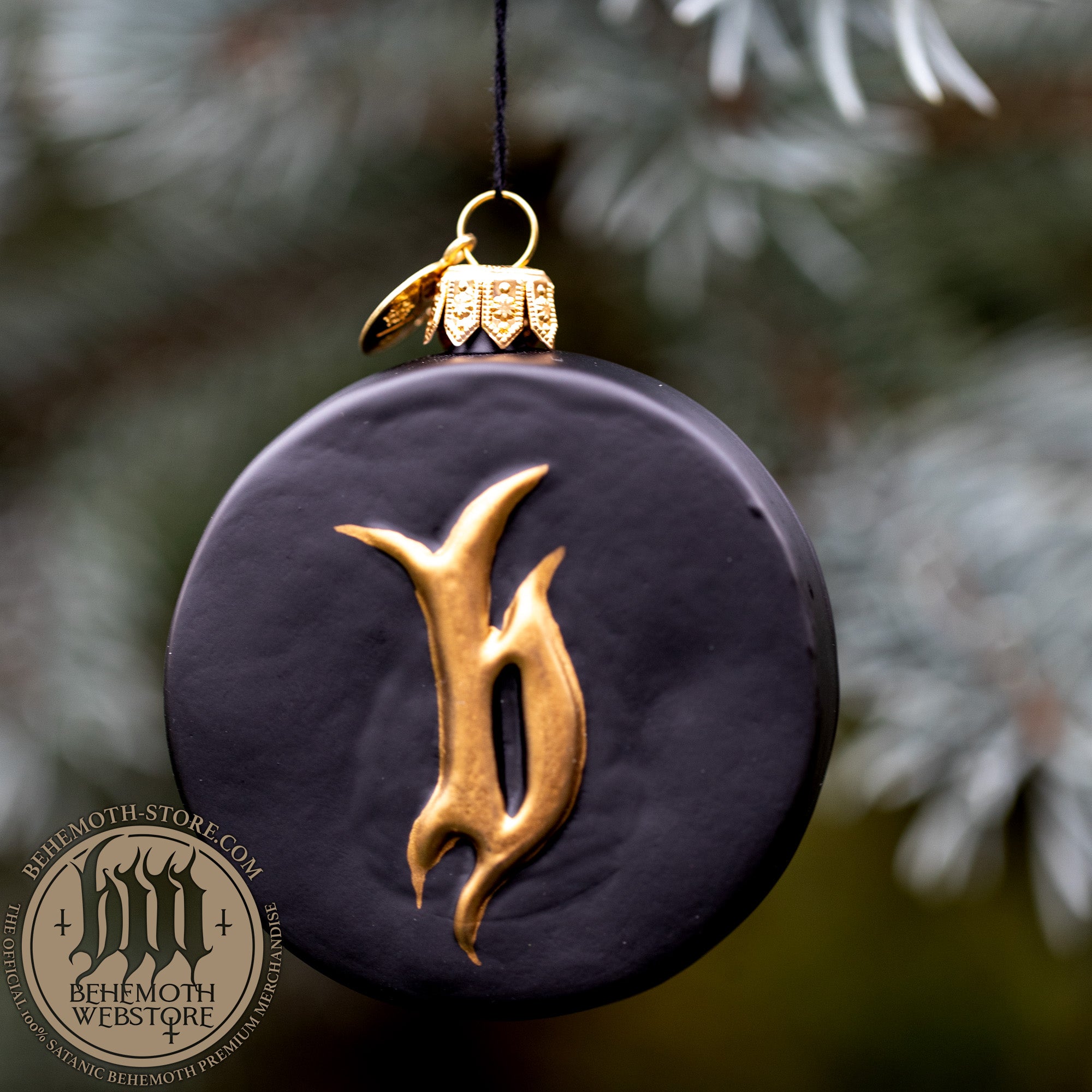 Ornement décoratif en verre soufflé Behemoth « Contra »