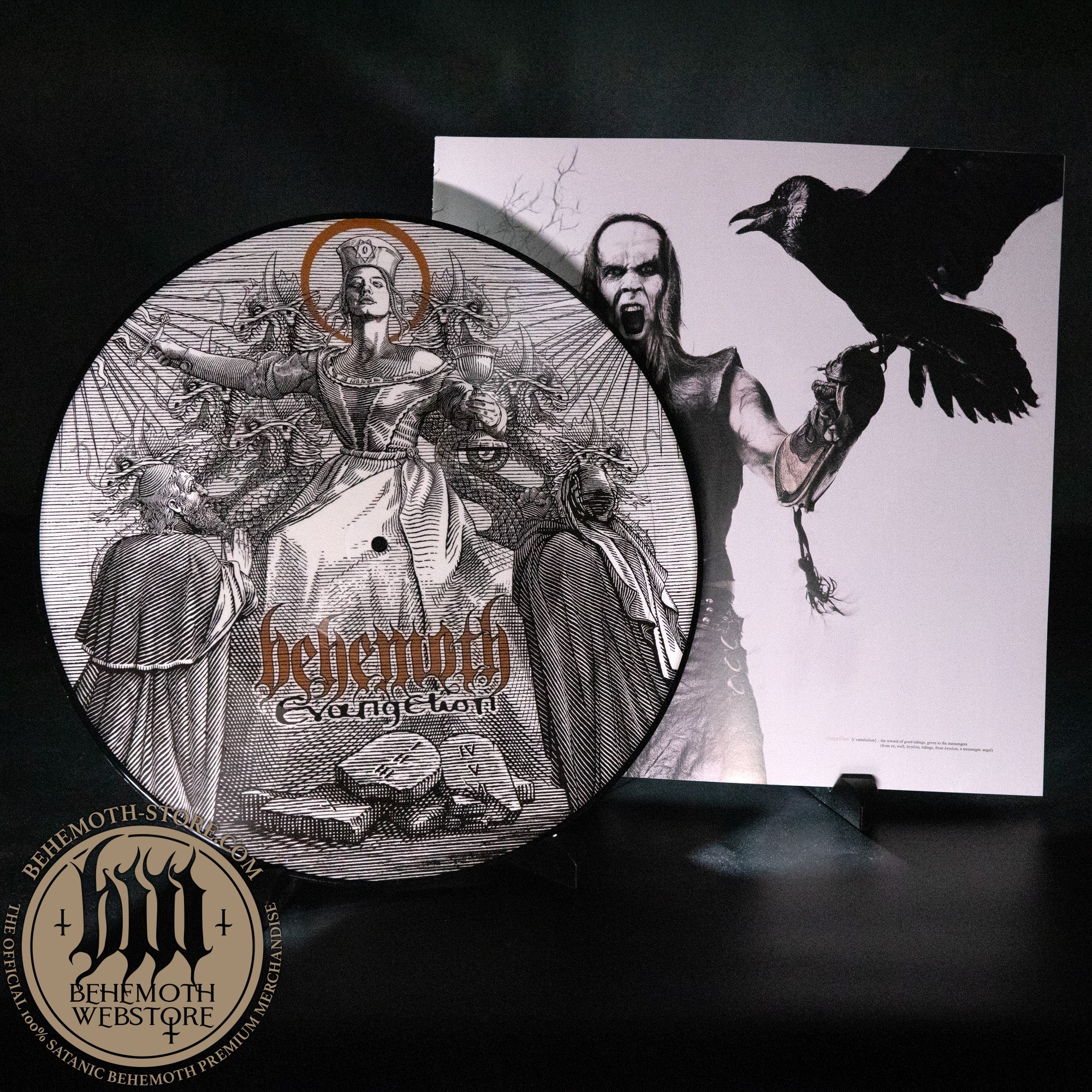 Płyta winylowa Behemoth – „Evangelion” (Picture Disc 12″) + książeczka z tekstami