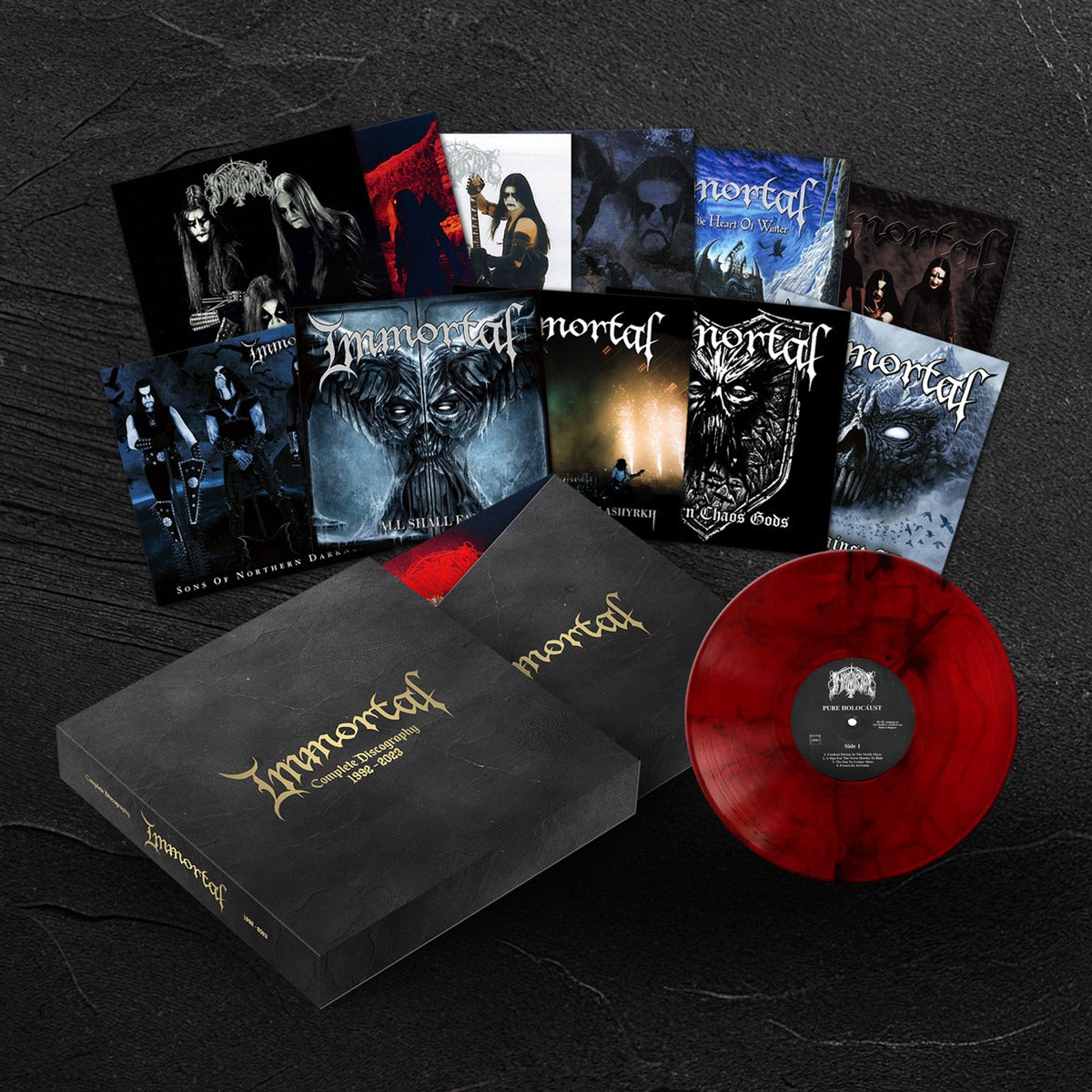 Immortal Complete Discography 13LP Box – Red/Black Smoke