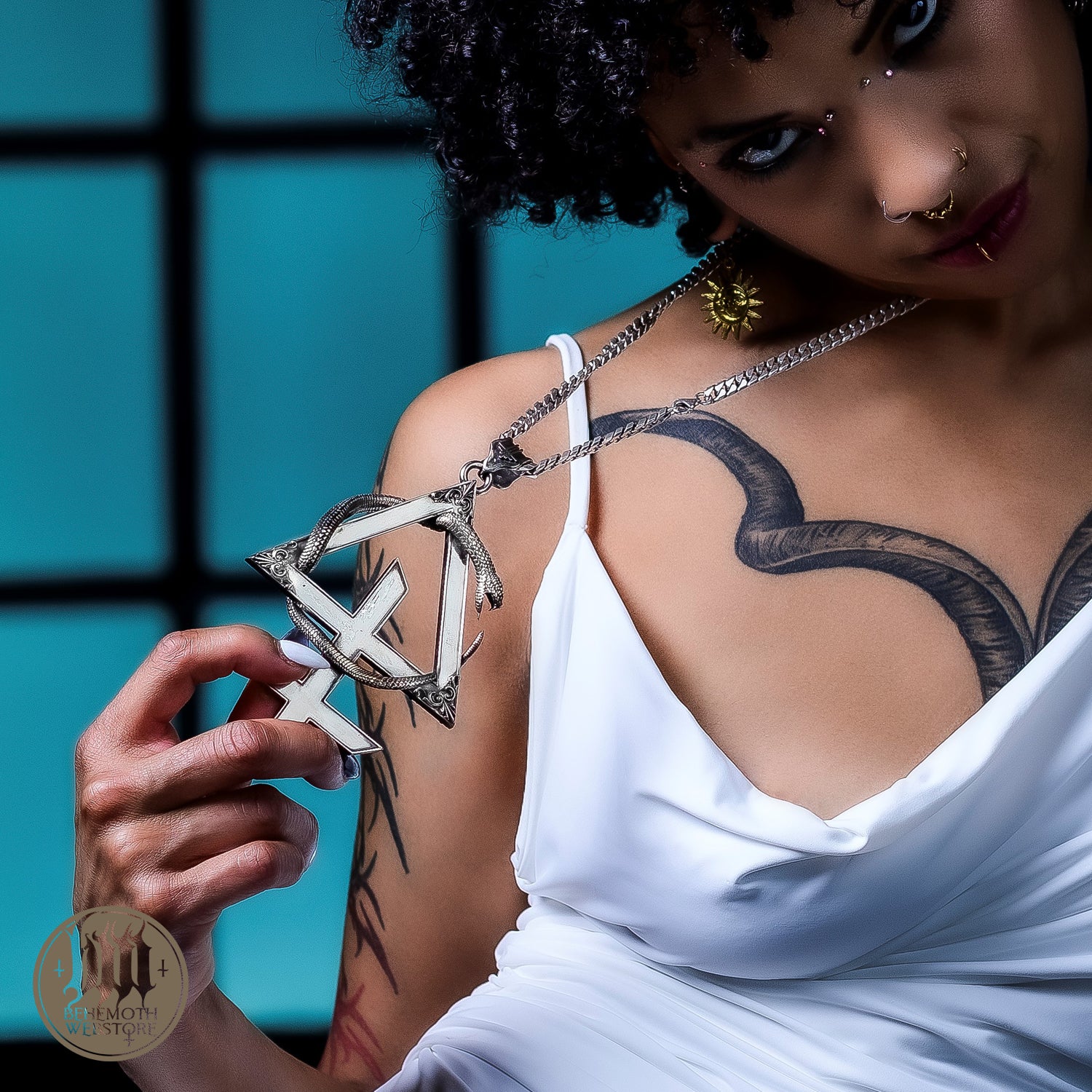 Behemoth 'Opvs Contra Natvram' necklace by Mortis Ores