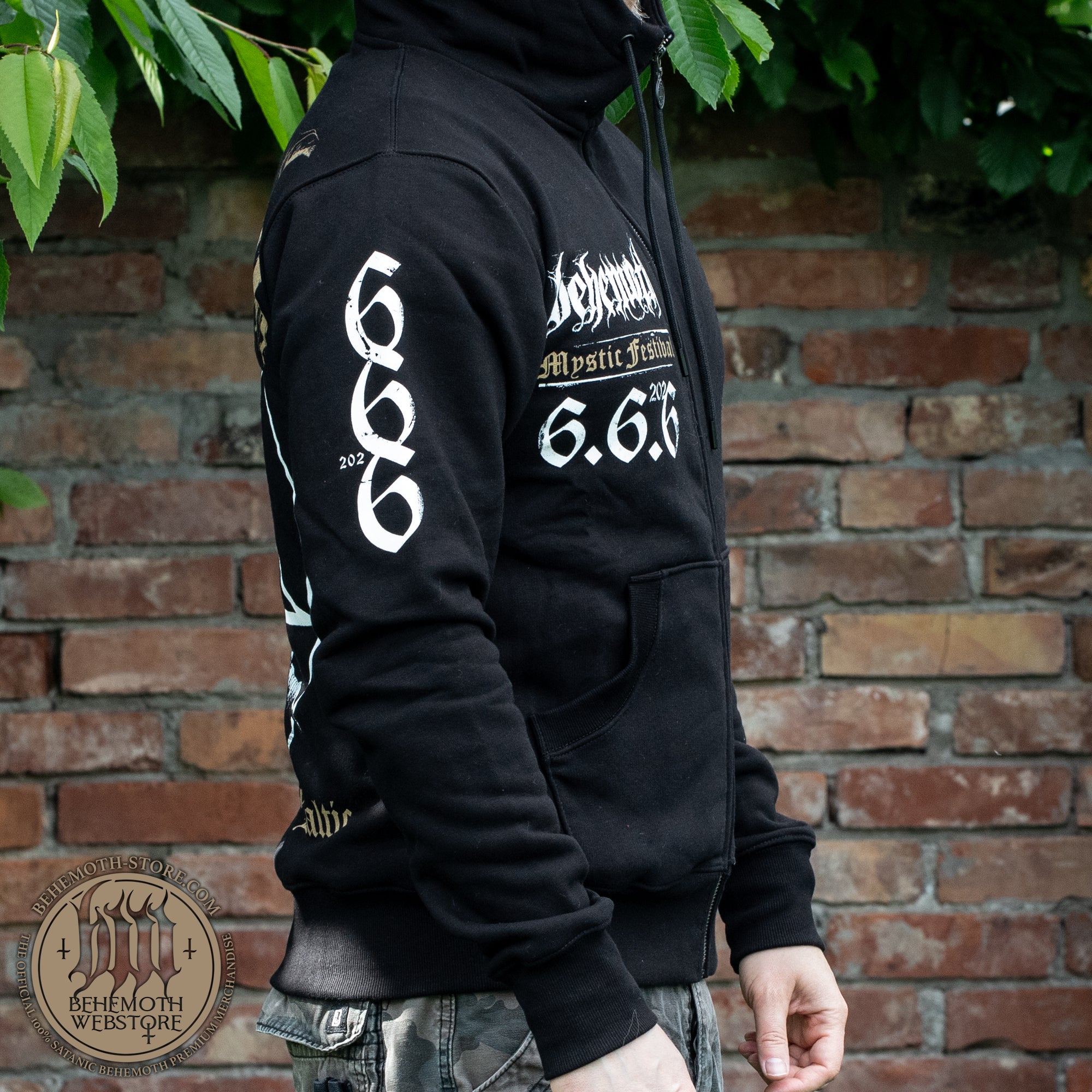 Behemoth 'Storming Near The Baltic' limited hooded sweatshirt with zip