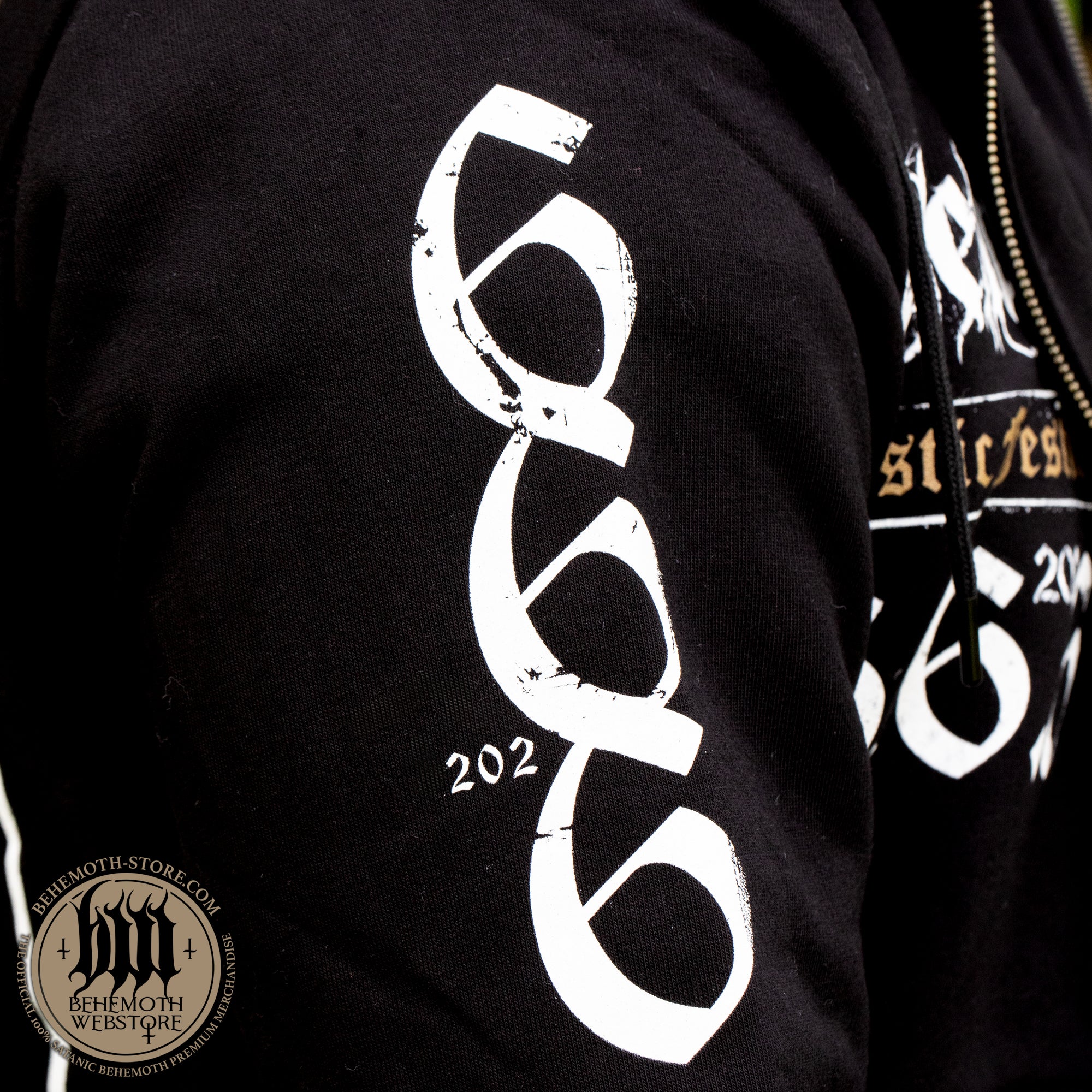 Behemoth 'Storming Near The Baltic' limited hooded sweatshirt with zip