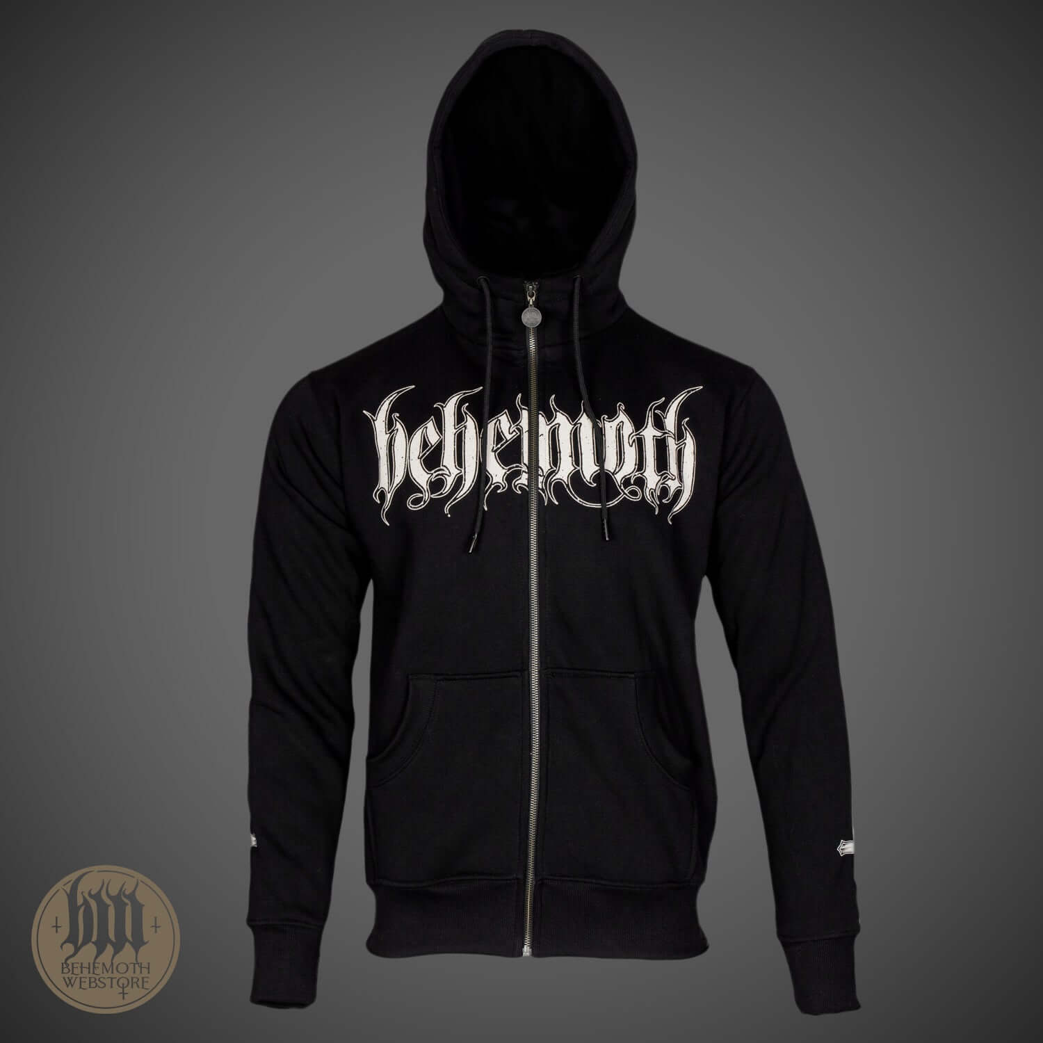 Alt Tag: Behemoth 'Republic Of The Unfaithful' zip hoodie representing artistic freedom and victory over censorship.