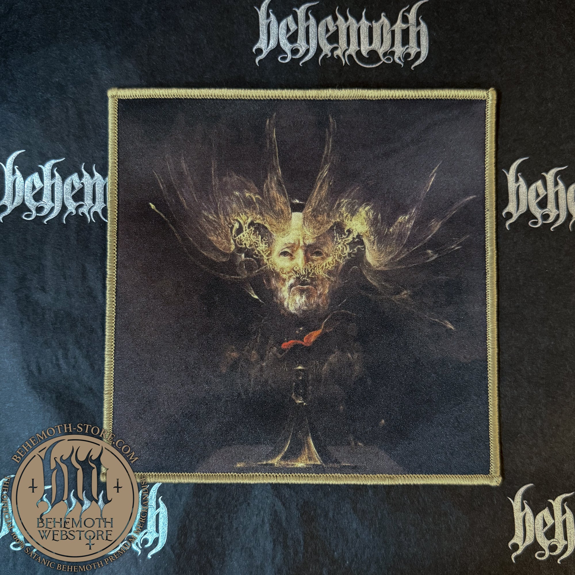 Behemoth 'The Satanist' iron-on patch