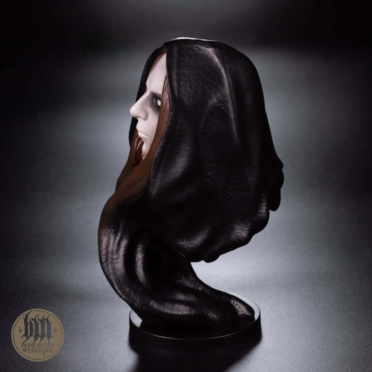 Hand-painted 'Seth/Behemoth' collectible figurine, unique numbered piece with Certificate of Authenticity on metal stand.