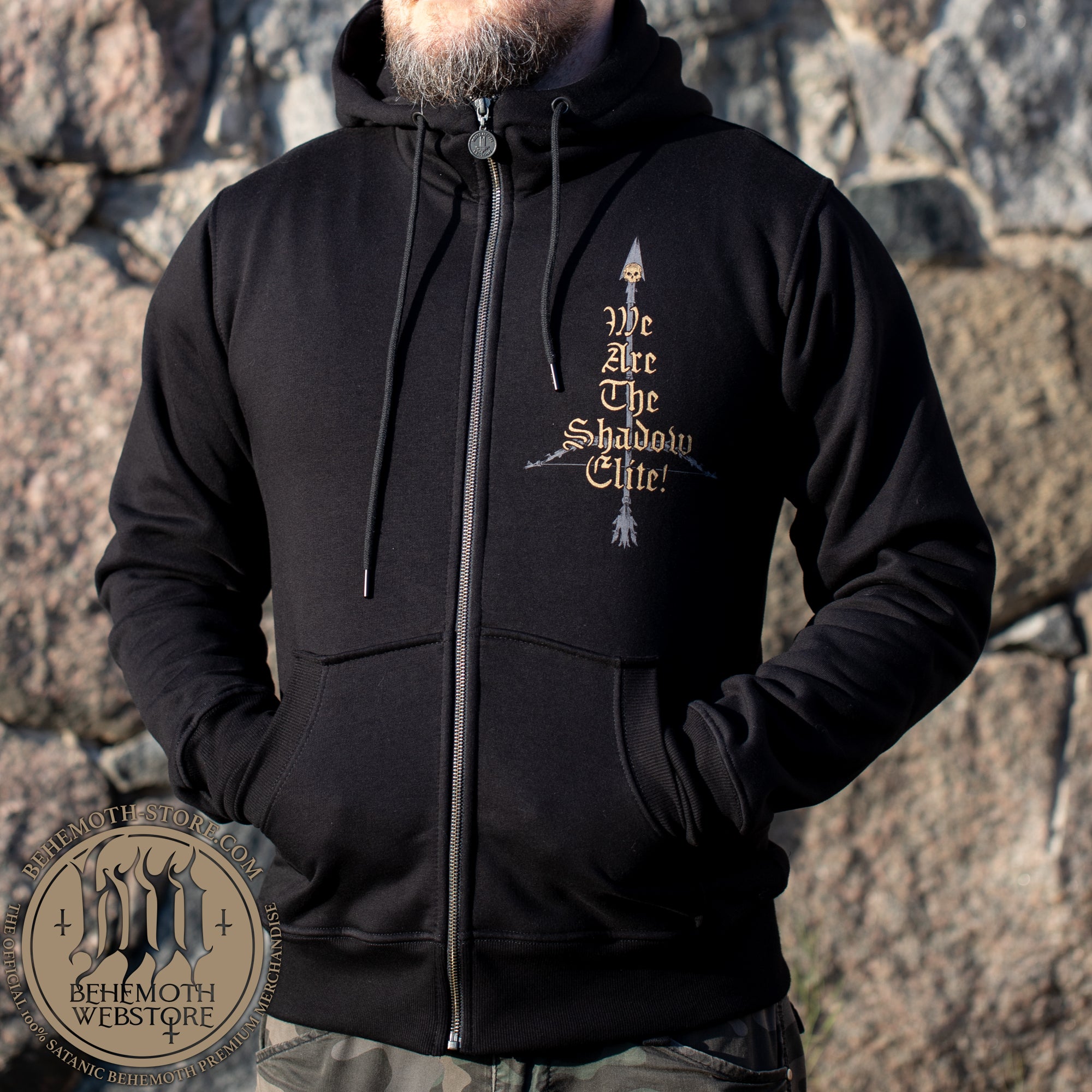 Behemoth 'The Shadow Elite' zip-hoodie