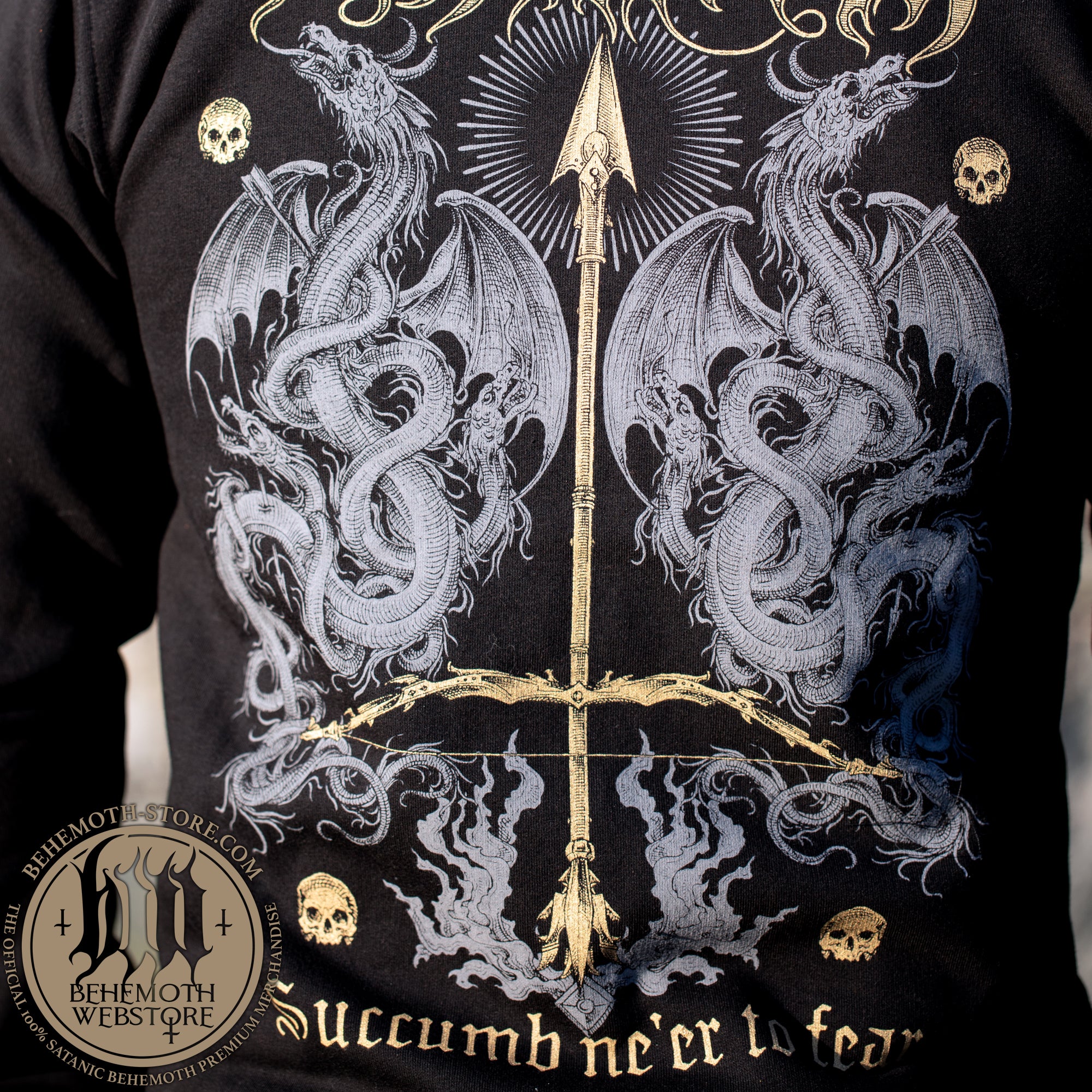 Behemoth 'The Shadow Elite' zip-hoodie