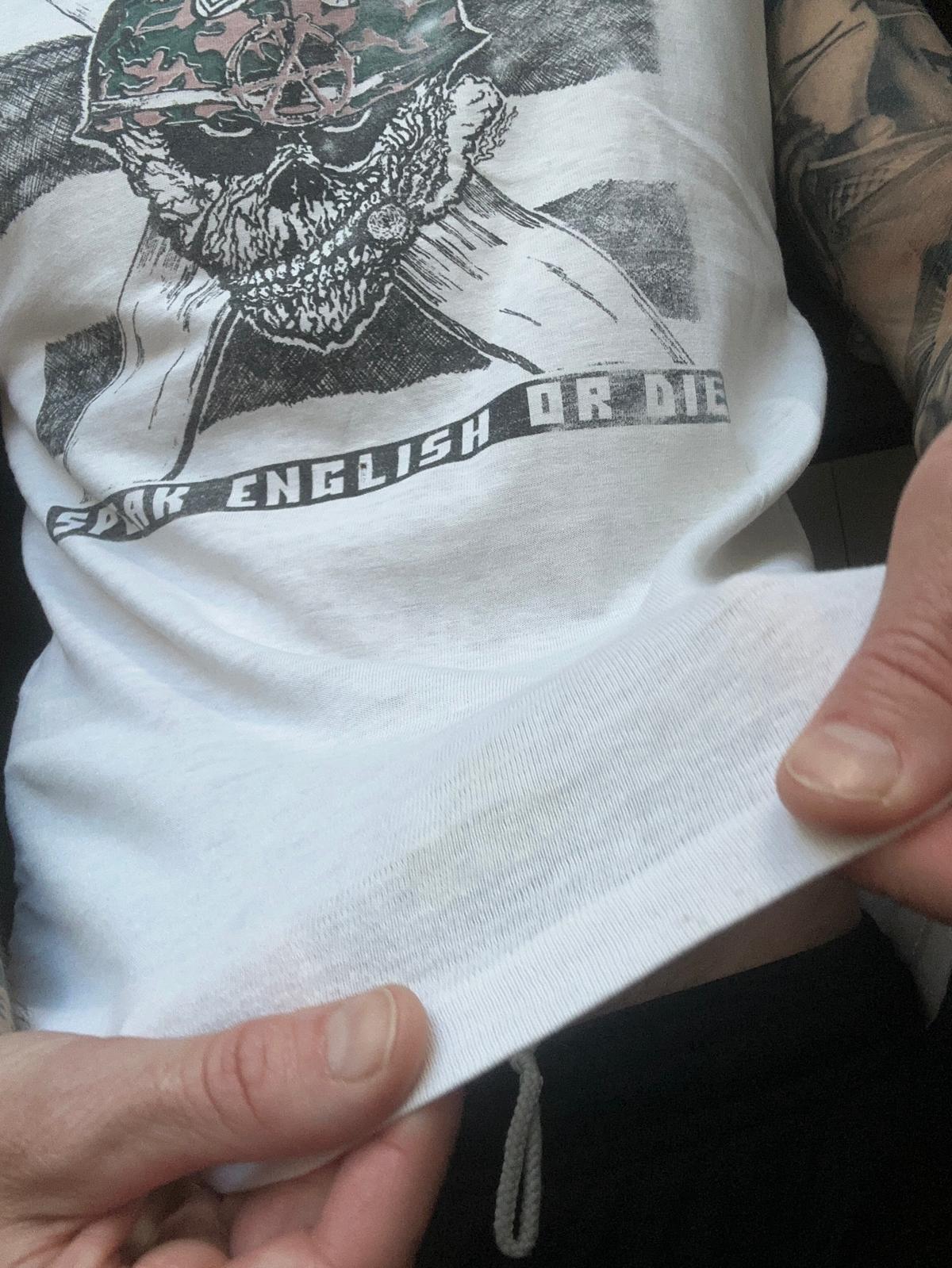 Vintage Hell – S.O.D. – Speak English or Die (Cut Off, Cuffed) (Cut Off Shirt)