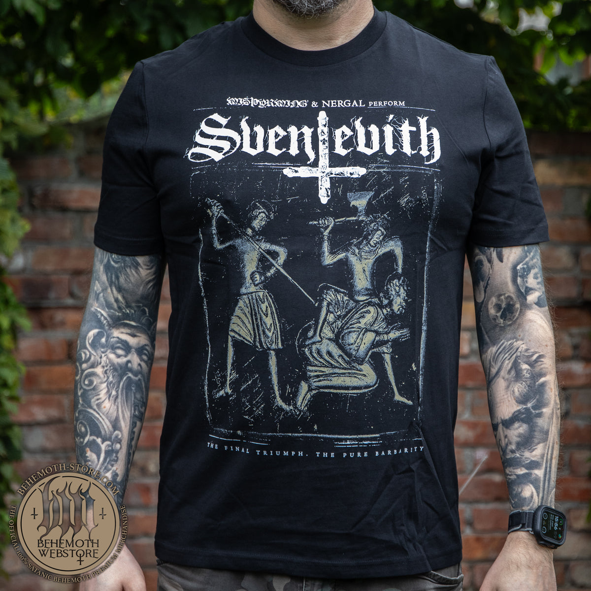 Sventevith – T-shirt « Storming Near The Baltic » – derniers exemplaires de la tournée