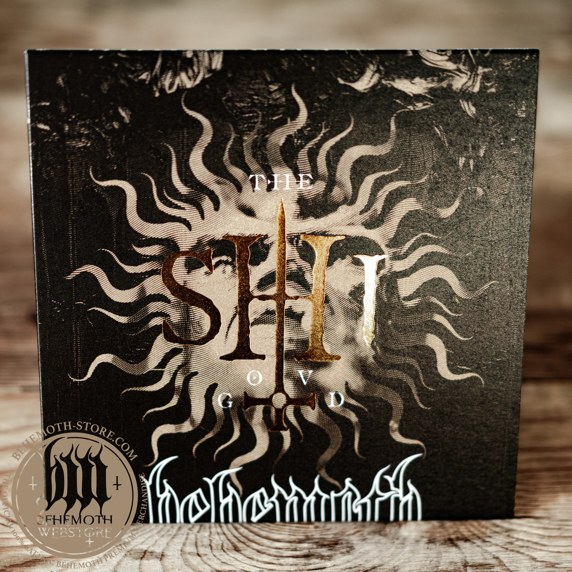 “TSOG” – 7″ Vinyl Single by Behemoth (Transparent, Laser-Etched, Signed, Limited to 350)