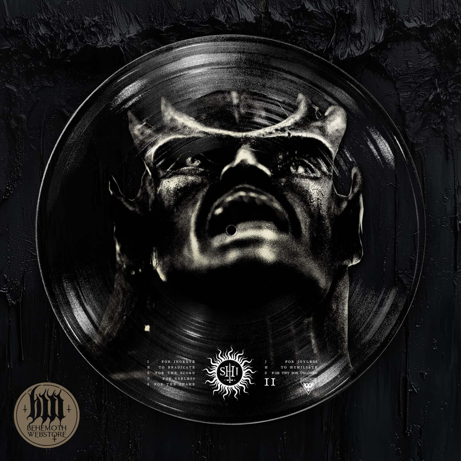 Behemoth 'TSOG' Glow In The Dark Signed Picture Disk, Limited Edition Vinyl Record by New Aeon Musick