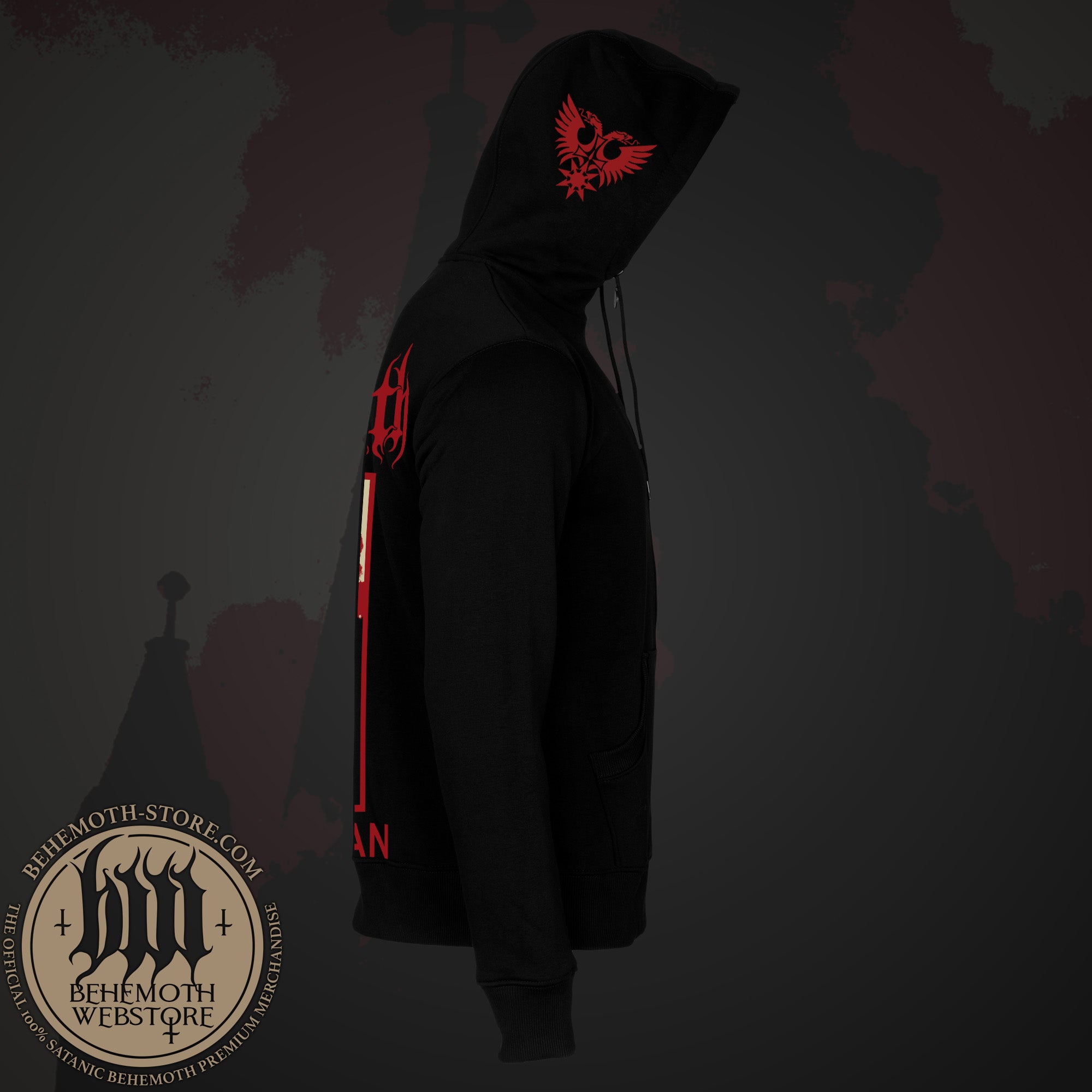 Sweat à capuche zippé Behemoth « Yes We Can »