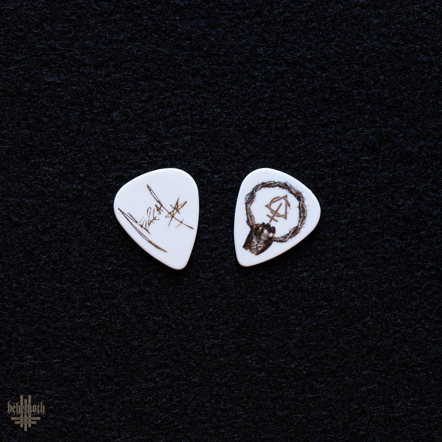 A plastic guitar pick Behemoth 'Contra' Nergal signature