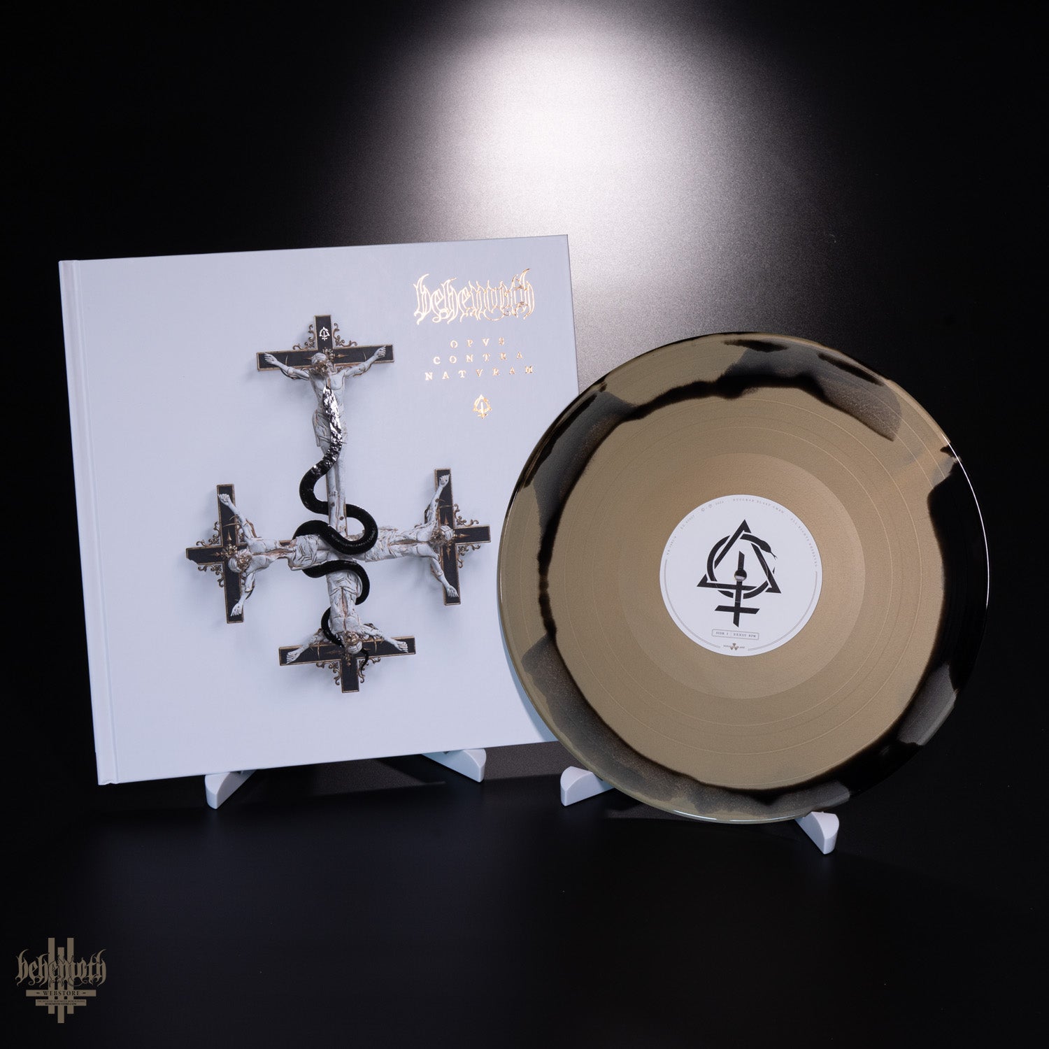 Behemoth ‘Opvs Contra Natvram' 1LP LUX Earbook, Corona Vinyl record limited