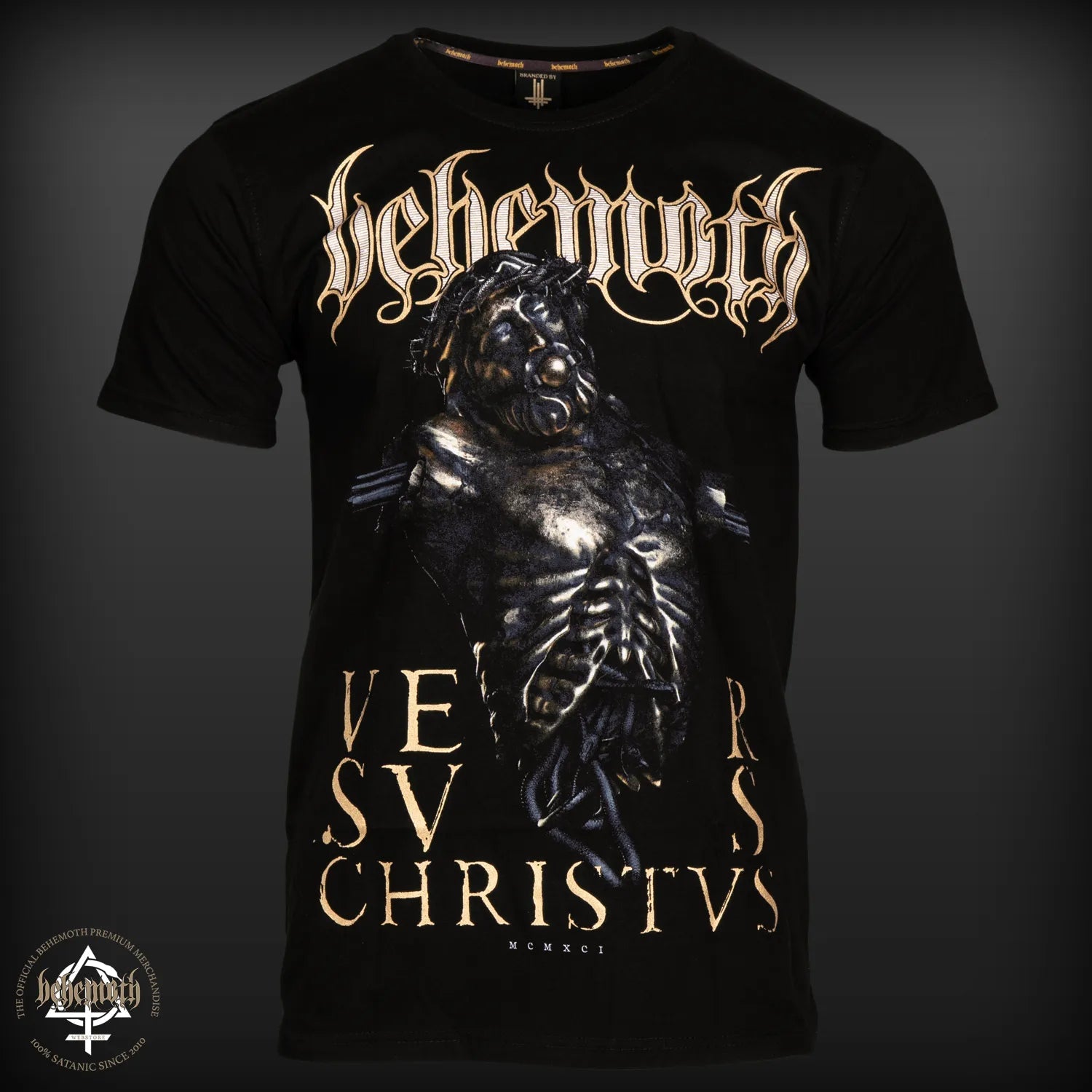 Czarna koszulka Behemoth 'Versus Christvs'