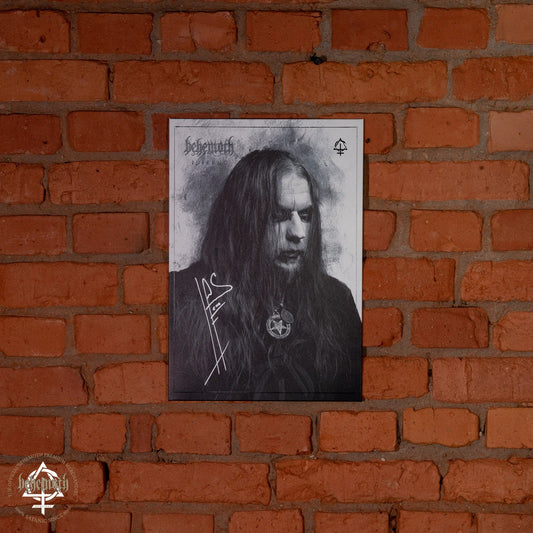Behemoth signed print on a metal plate - LUX