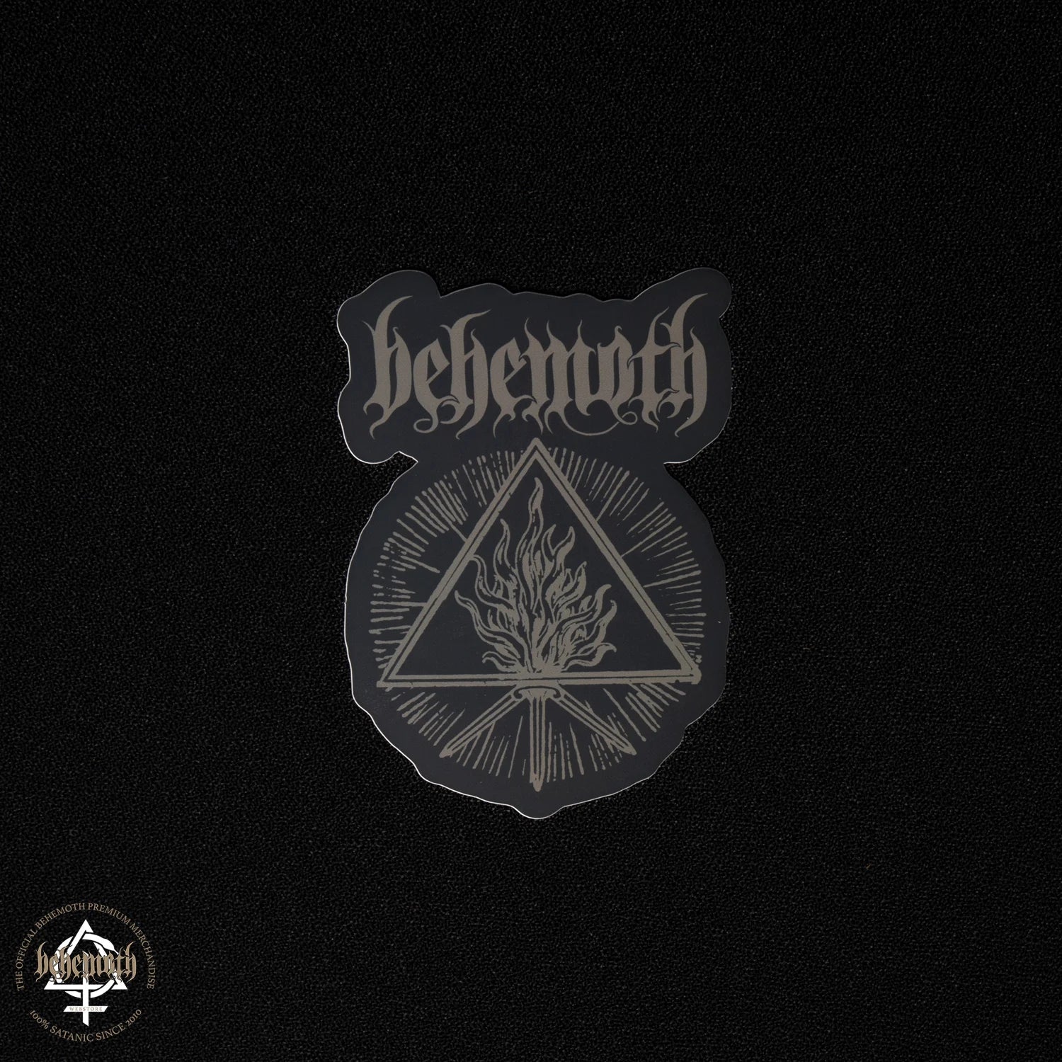 Pegatina de vinilo de Behemoth 'La impía trinidad'