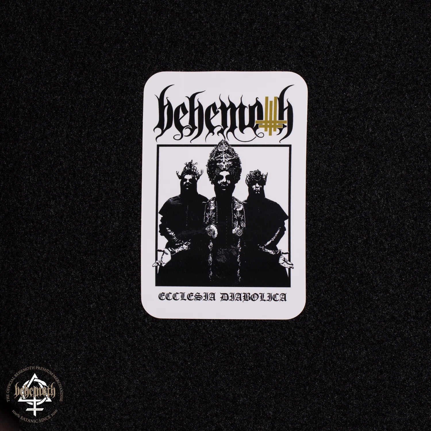 A Vinyl Sticker Behemoth 'Ecclesia Diabolica'