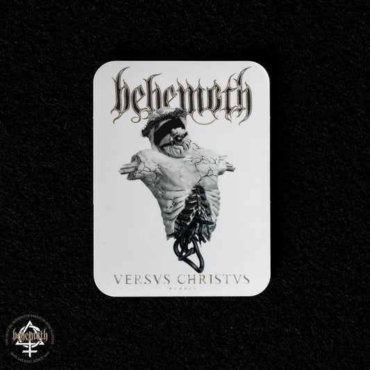 Pegatina de vinilo blanca de Behemoth 'Versvs Christvs'