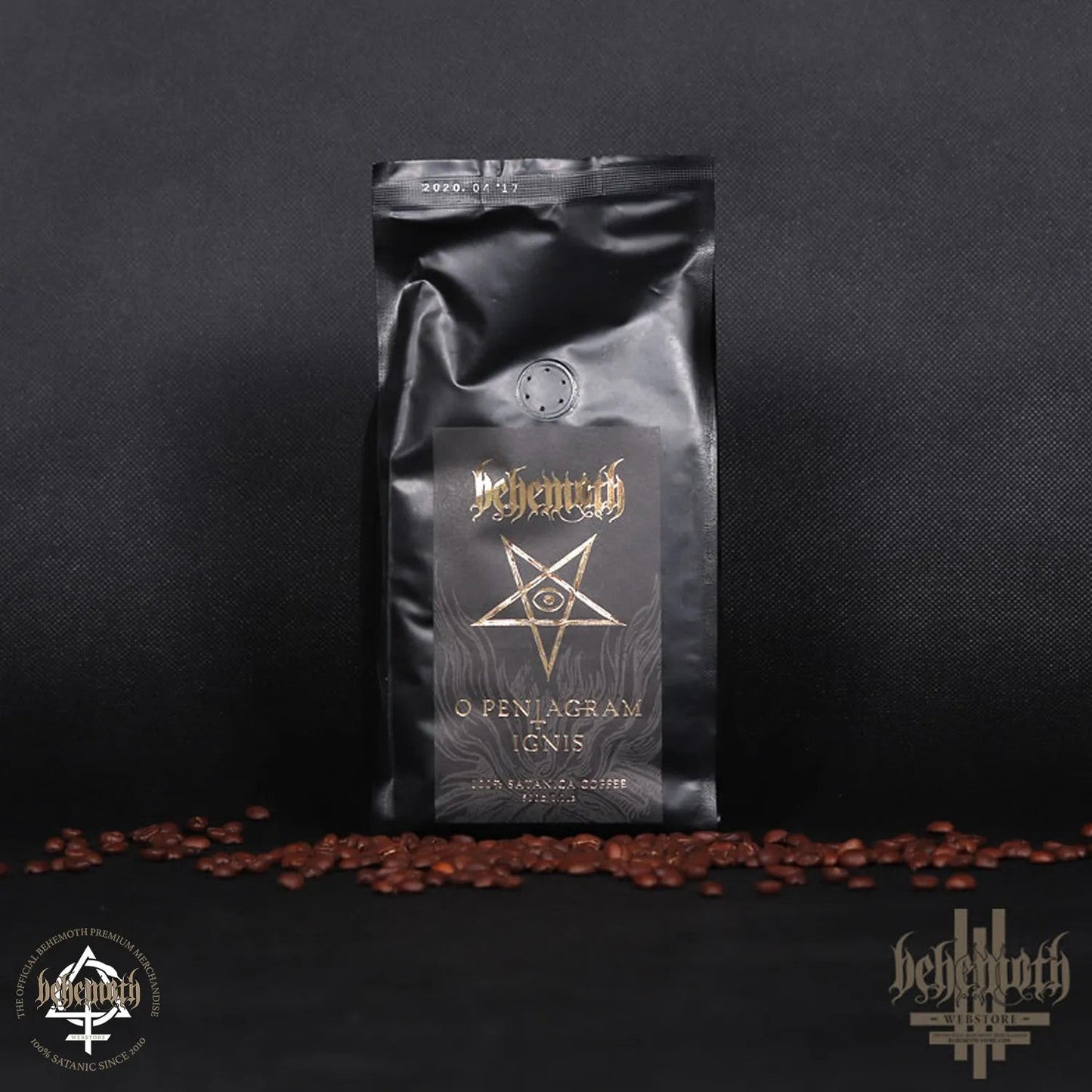 Behemoth 'O Pentagram Ignis' whole beans coffee 500 g / 1 lb
