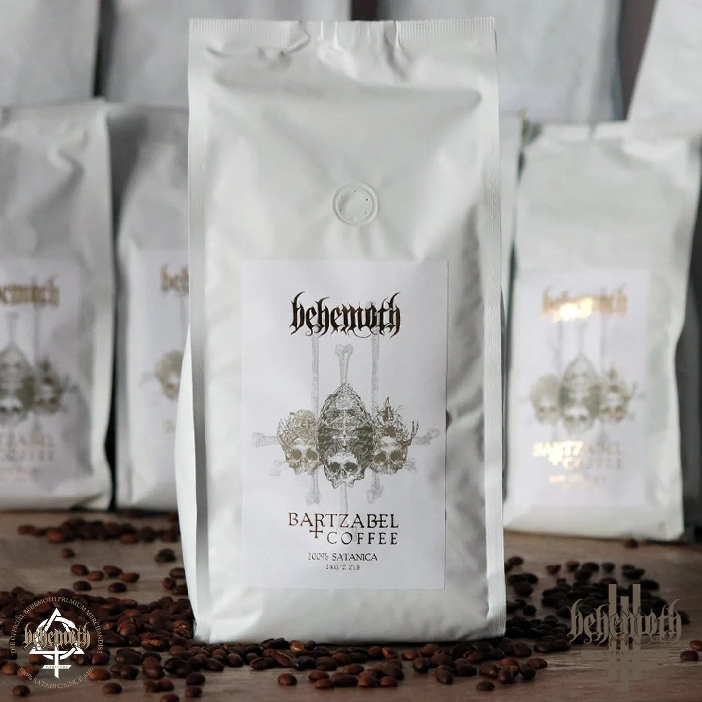 Behemoth 'Bartzabel' whole beans coffee 1000 g / 2.2 lb