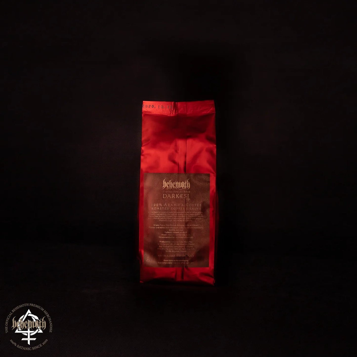 Behemoth 'I Loved You At Your Darkest'  whole beans coffee 250 g / 8.8 oz