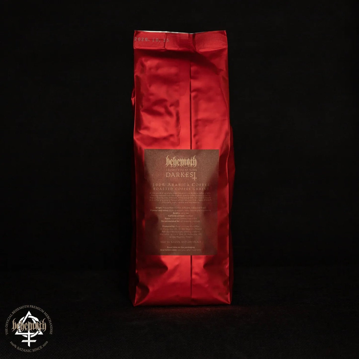Behemoth 'I Loved You At Your Darkest' whole beans coffee 500 g / 1 lb