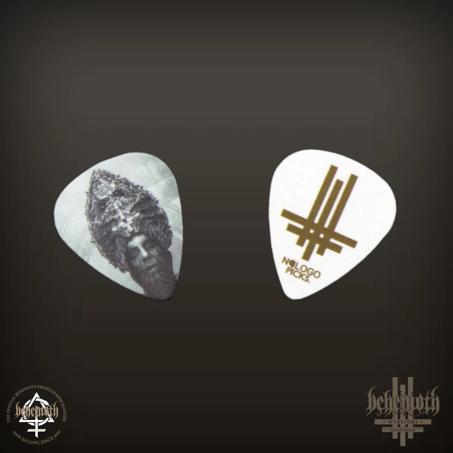 Behemoth Nergal - Trivmviratvs guitar pick – US Behemoth Webstore