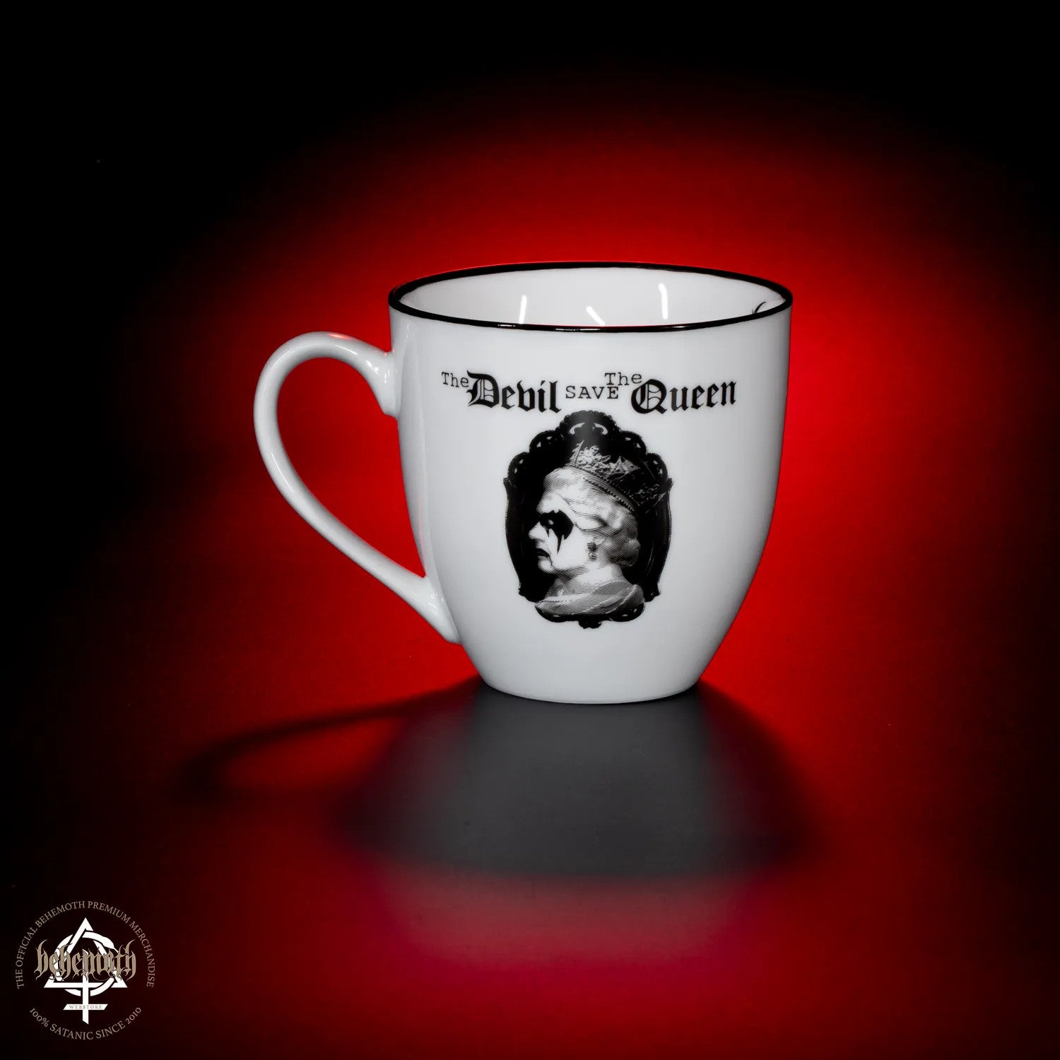 Taza de Behemoth 'El diablo salve a la reina'