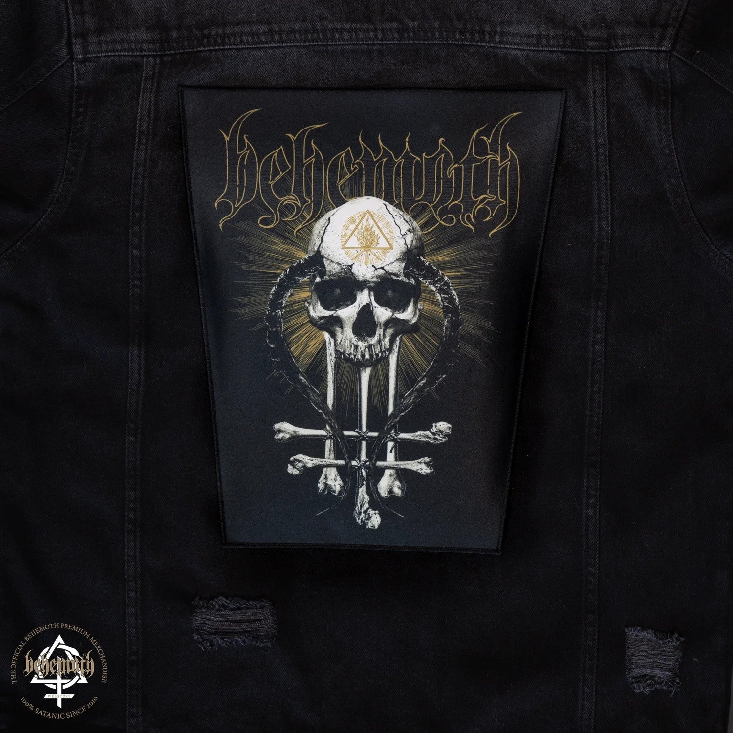 Behemoth 'In Absentia Dei' iron-on Back patch – Behemoth Webstore Worldwide