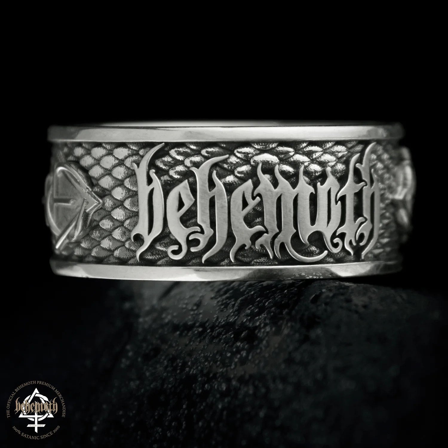 A Sterling Silver Ring Behemoth 'Contra'