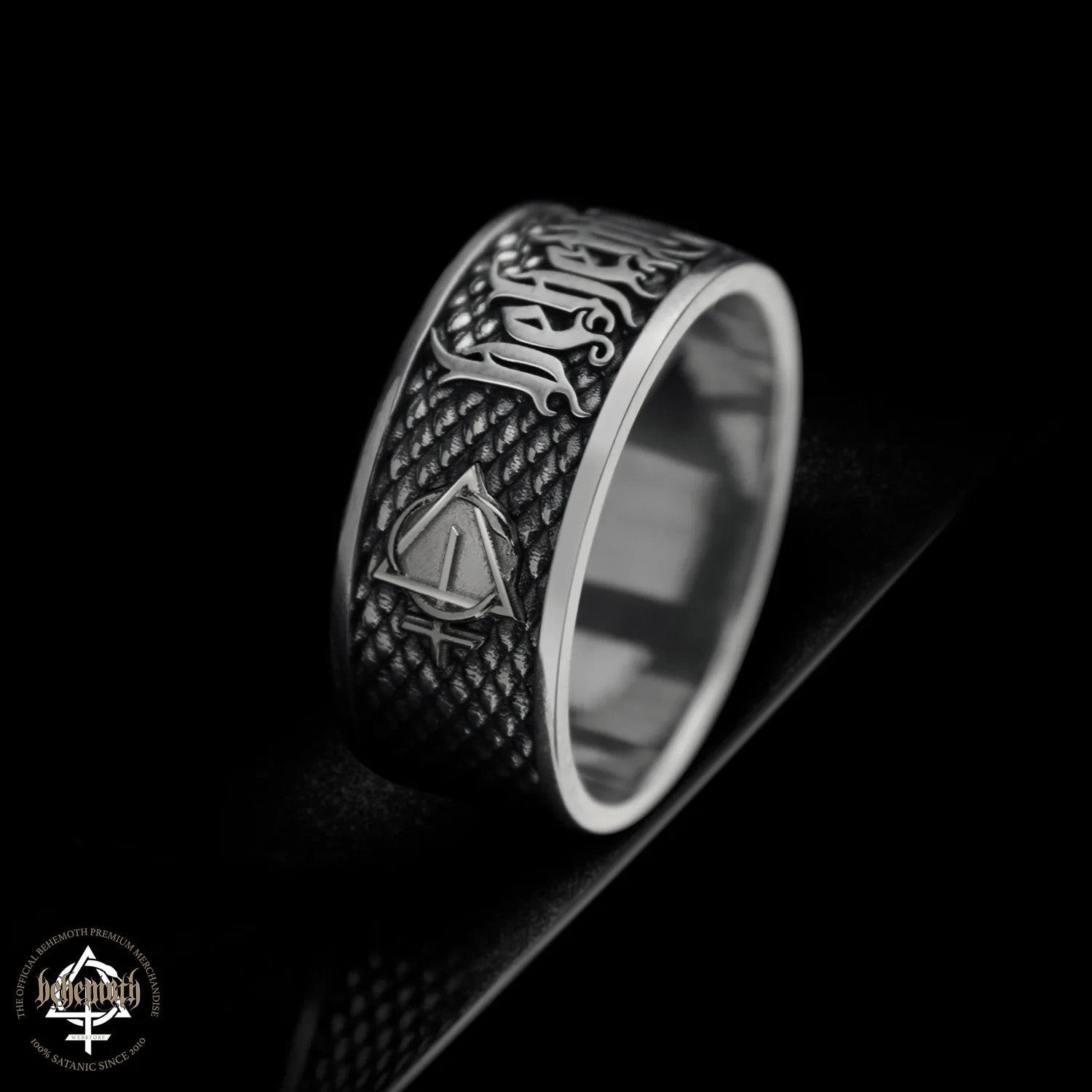 A Sterling Silver Ring Behemoth 'Contra'