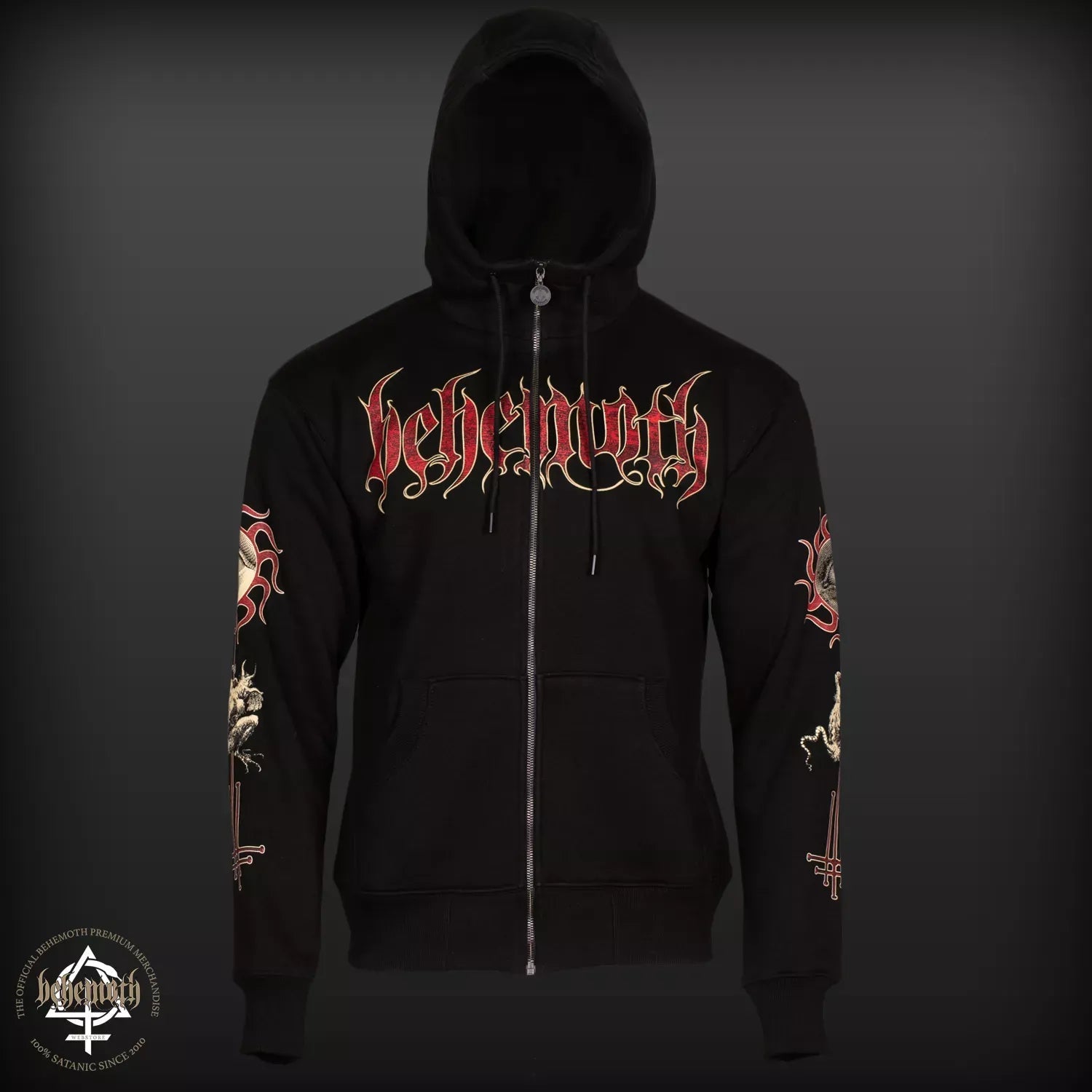 Sudadera con capucha y cremallera 'Pater Profundus' de Behemoth