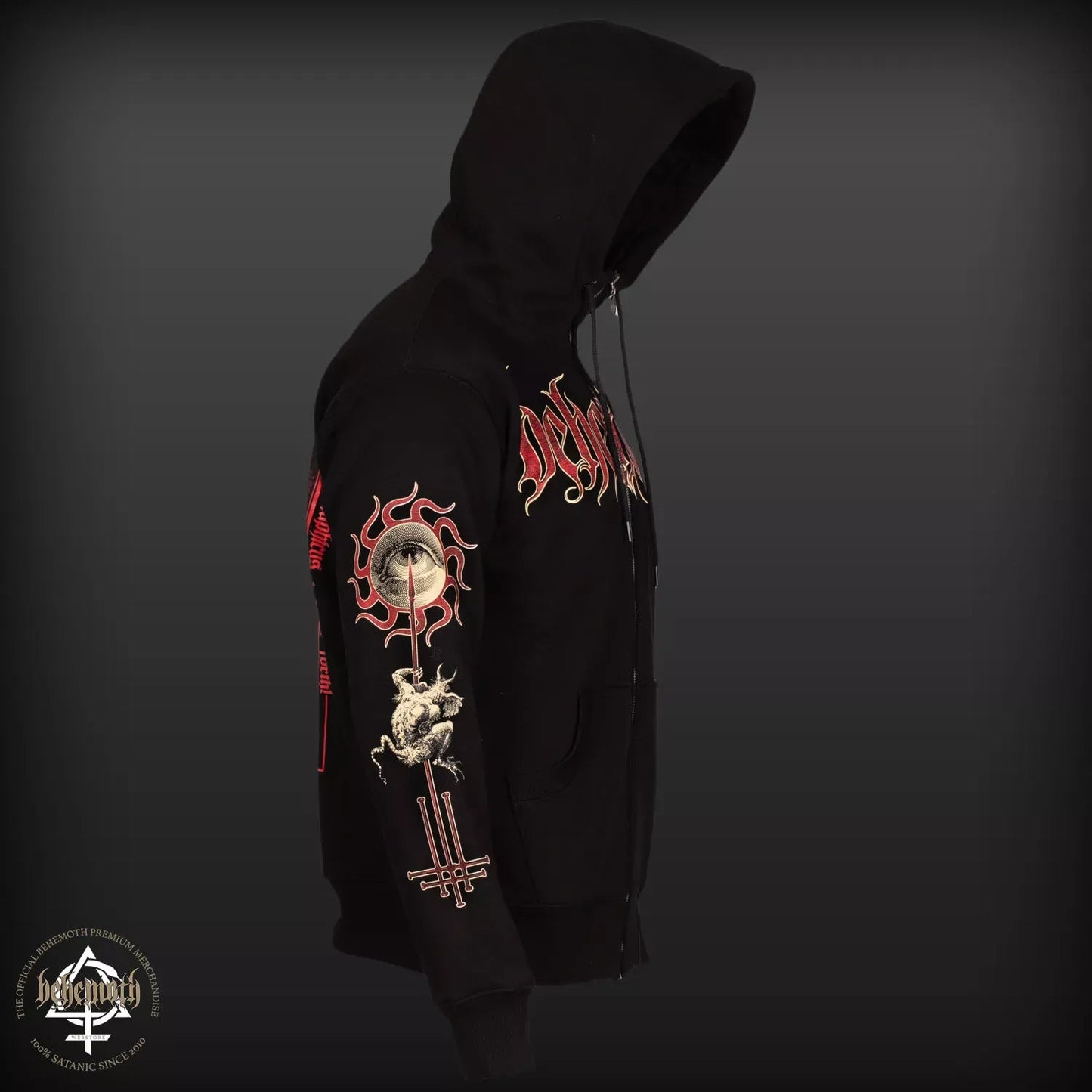 Sudadera con capucha y cremallera 'Pater Profundus' de Behemoth