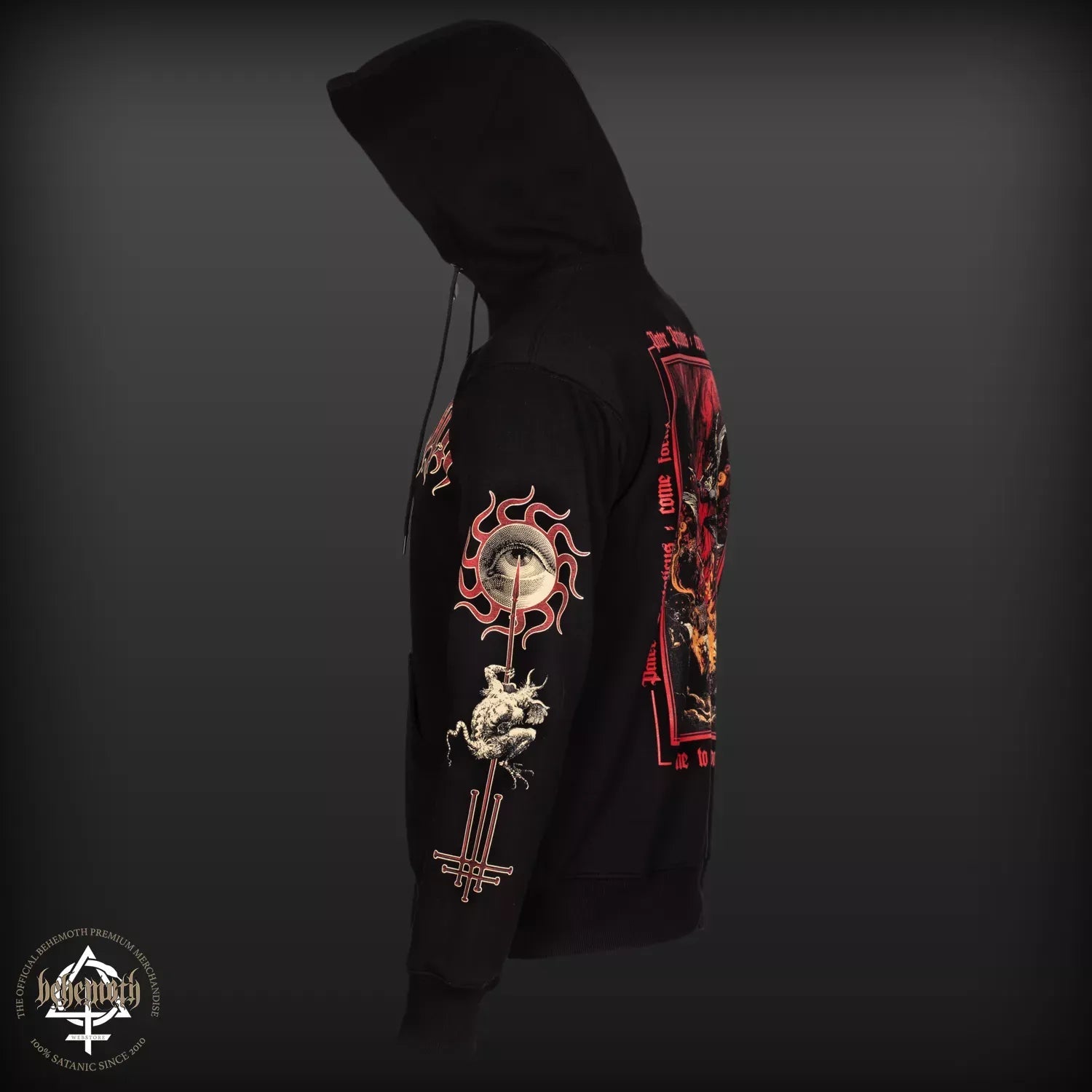 Behemoth 'Pater Profundus' hooded sweatshirt with zip