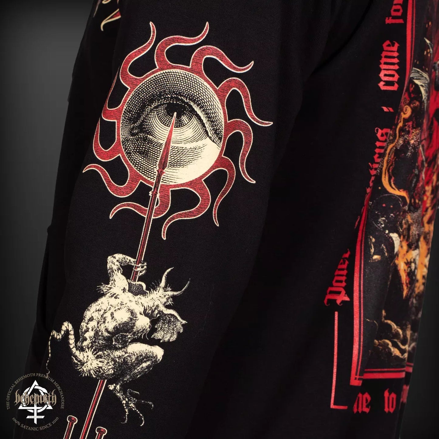 Sudadera con capucha y cremallera 'Pater Profundus' de Behemoth