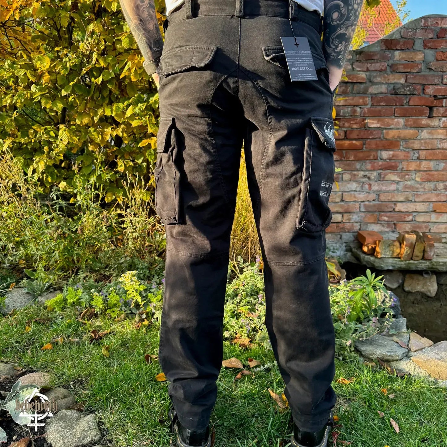 Behemoth 'Thru Fire We Walk' cargo trousers