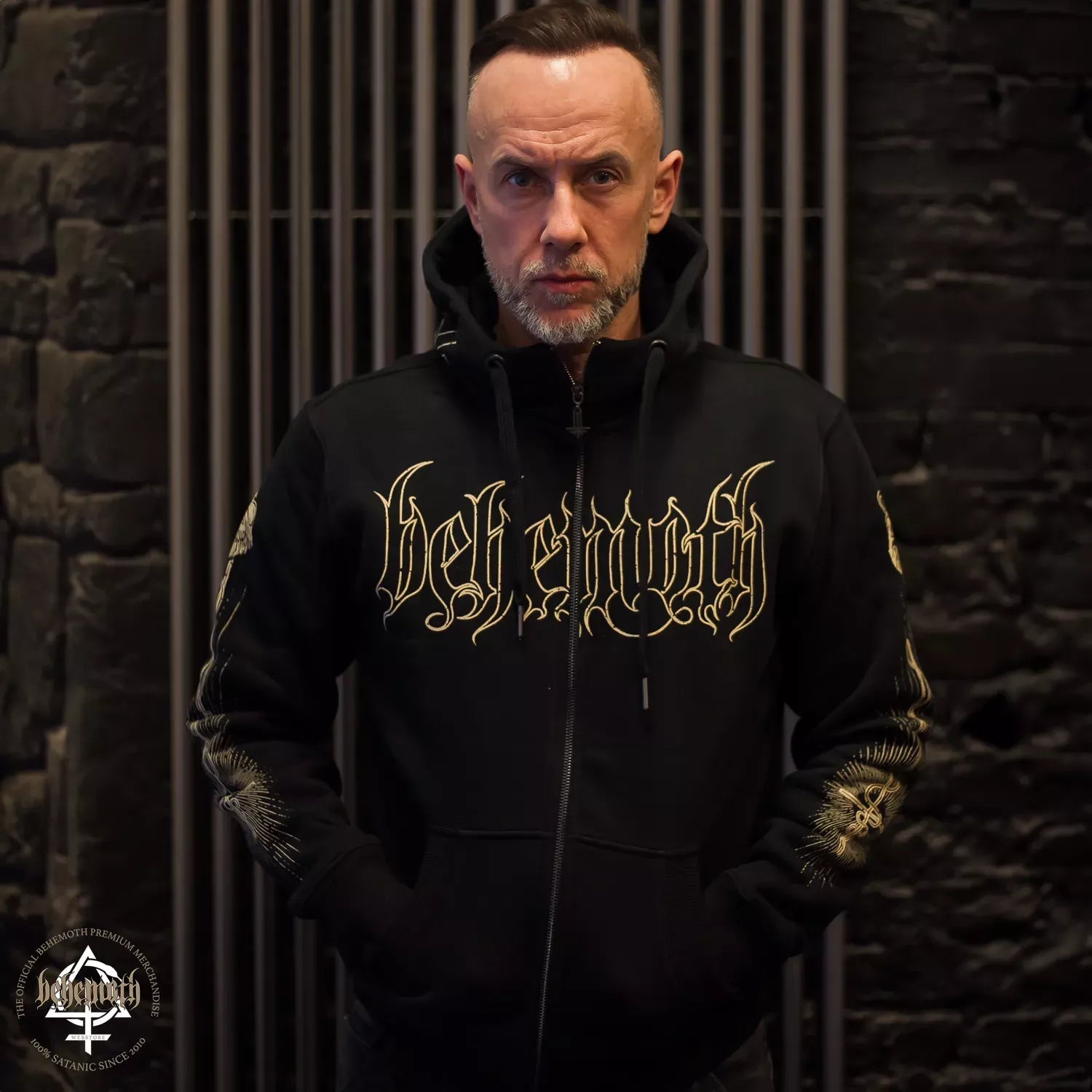 Sudadera con capucha y cremallera Behemoth 'Adalbert'