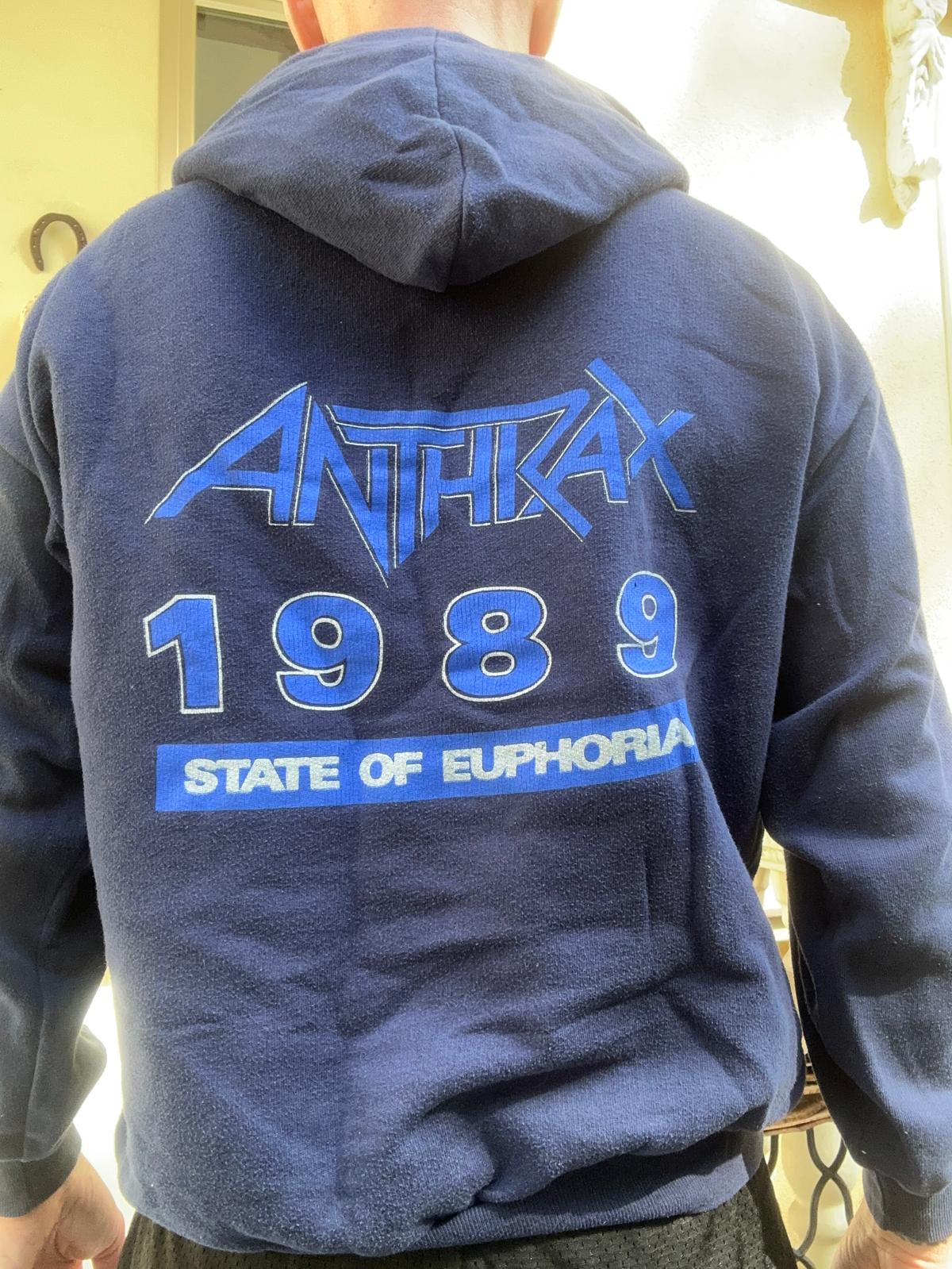 ネイバーフッドANTHRAX STATE OF EUPHORIA ロングスリーブ Vintage Hell – ANTHRAX – State of Euphoria (Hoodie) | Behemoth