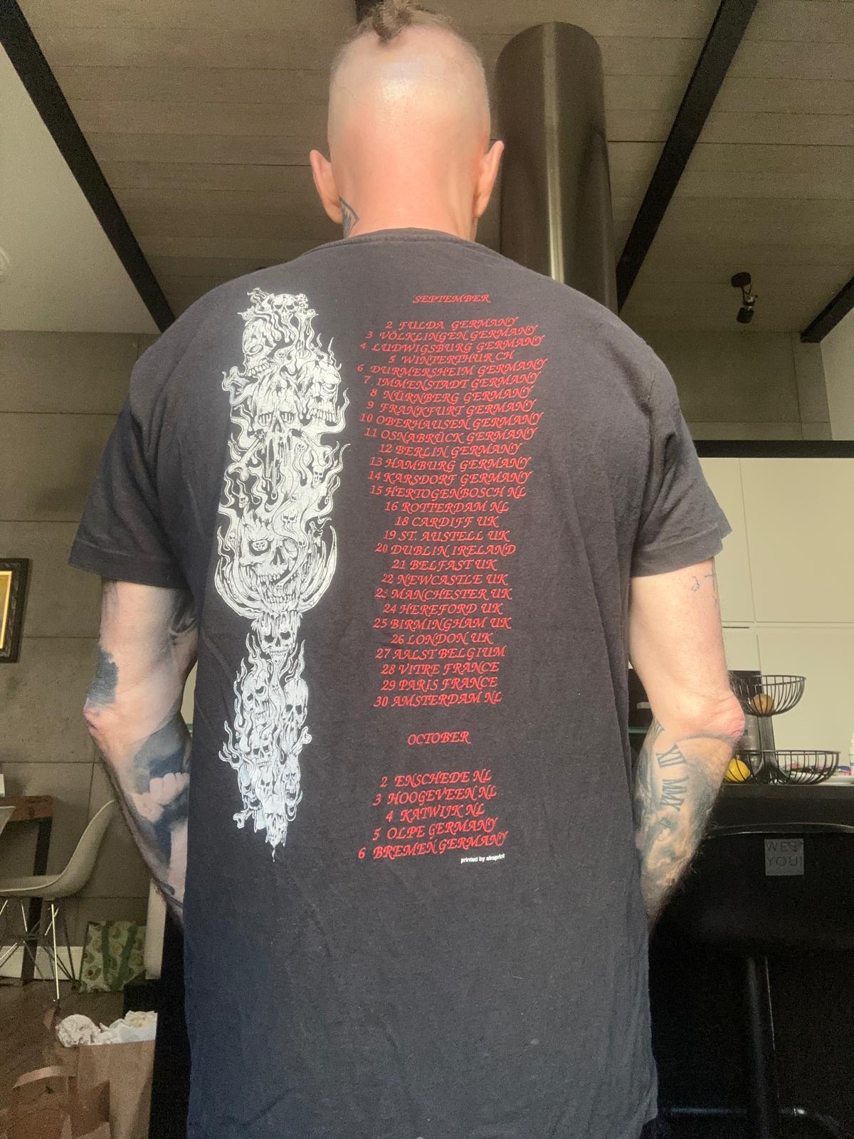 90s EURO vintage morgoth tour tシャツ ユーロ モーゴス ツアー 両面 