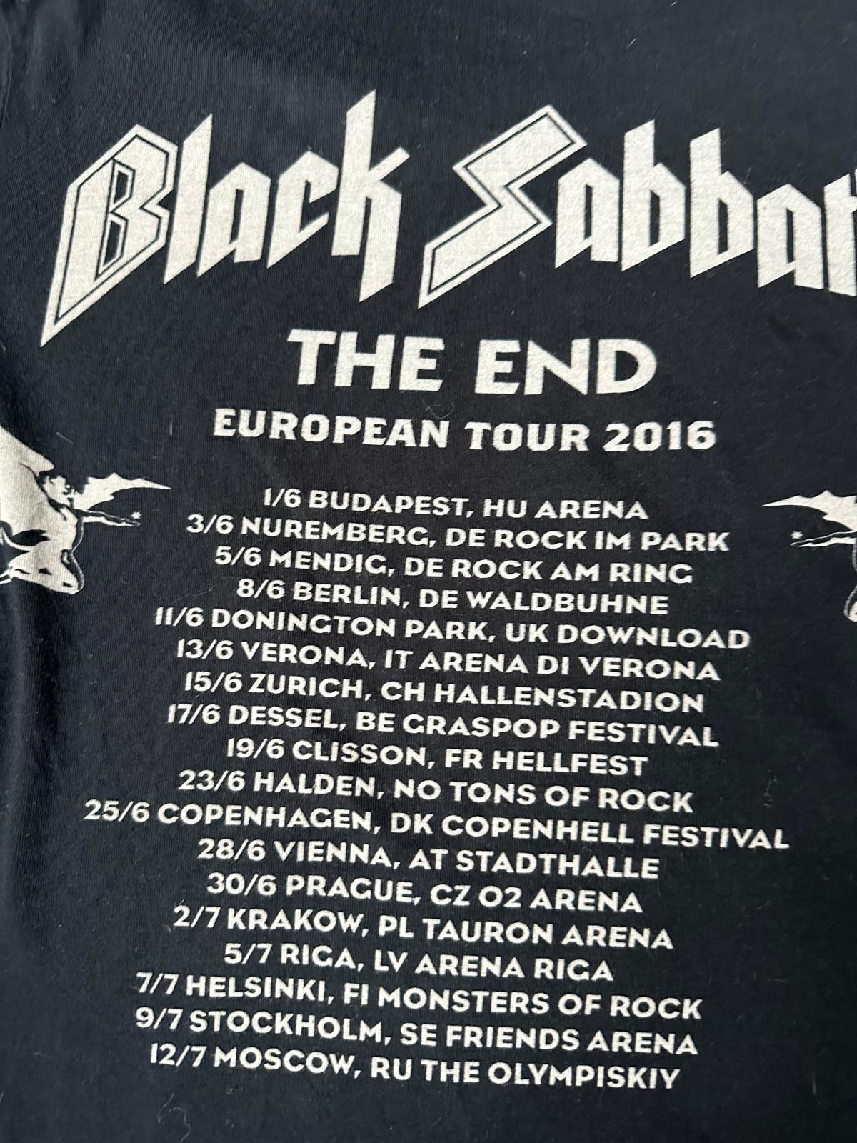 Vintage Hell – Black Sabbath – The End Tour Shirt (Original)